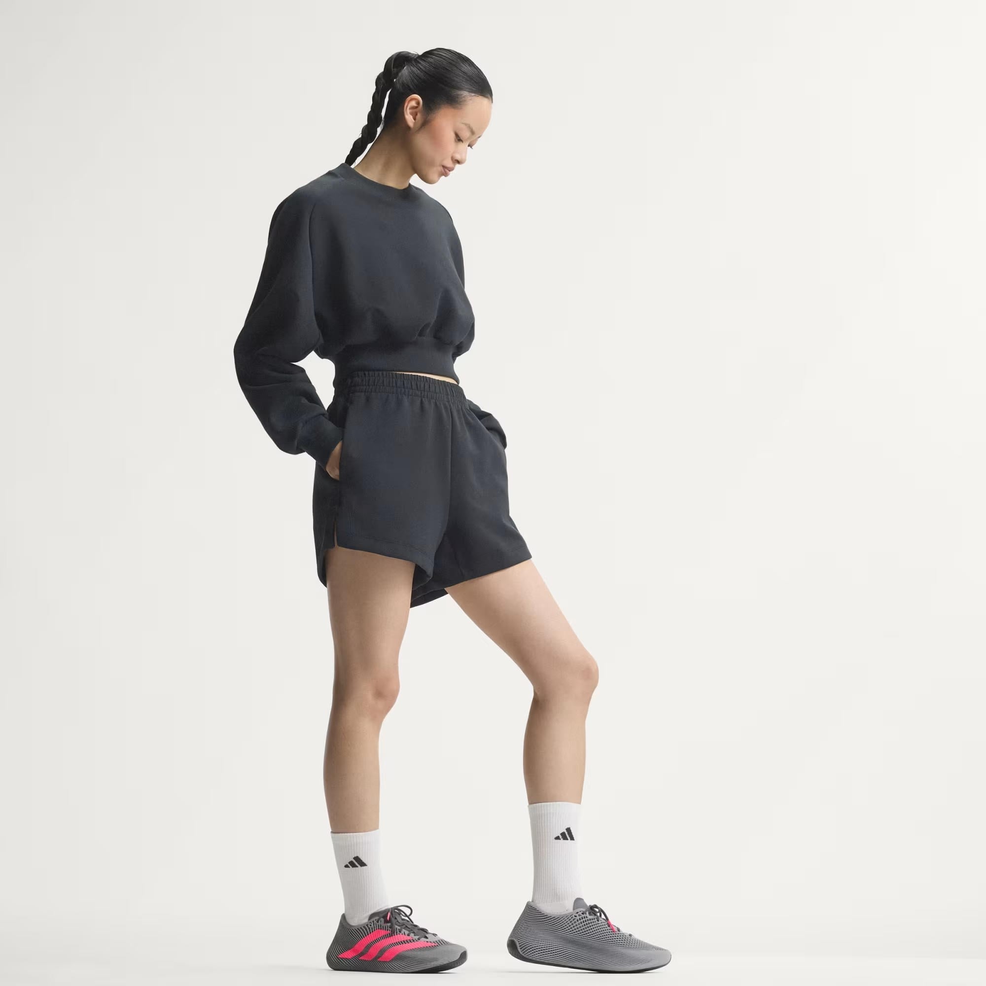 CLIMACOOL LACED SOLID STRIPES - ADIDAS SIYAH