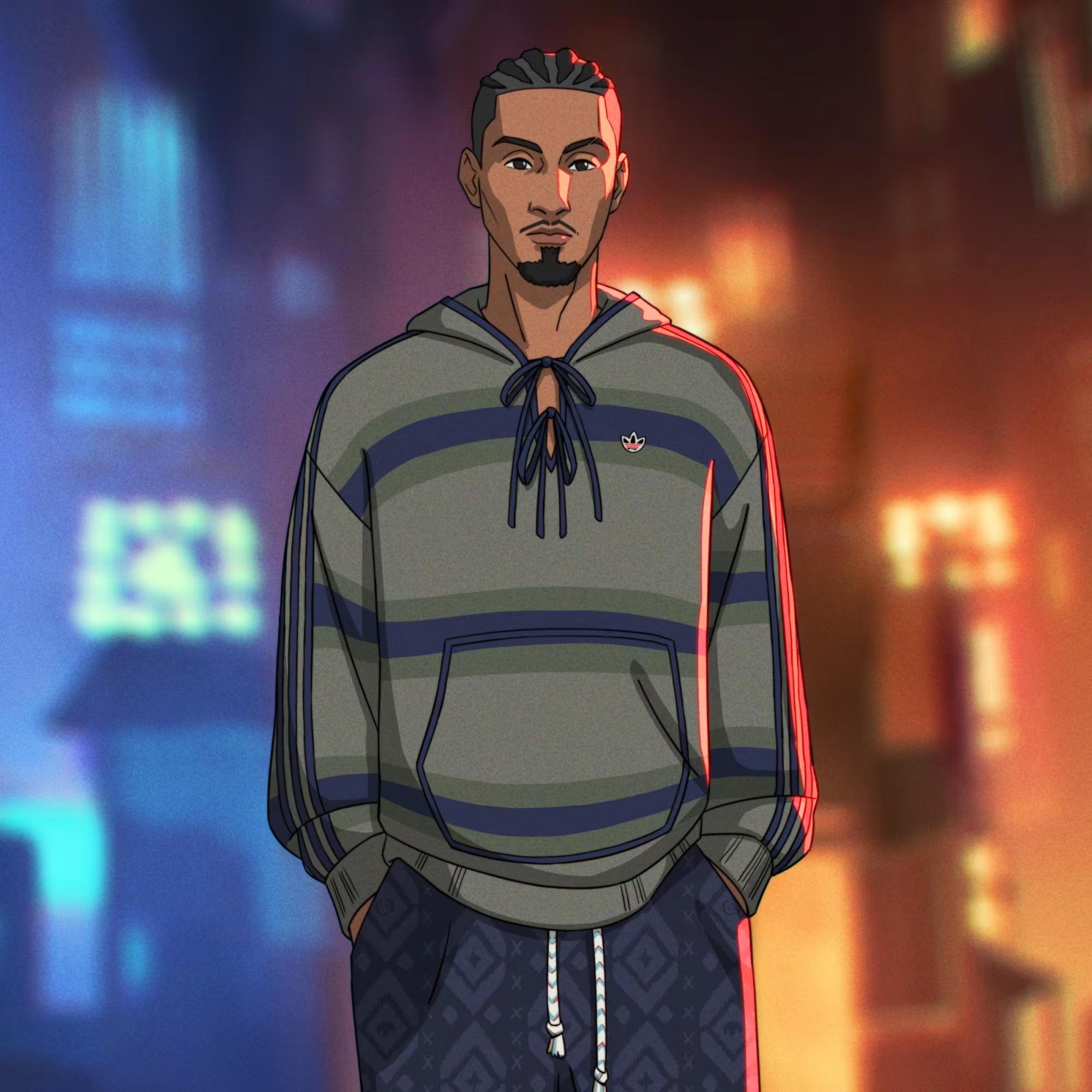 CLOT BAJA HOOD - ADIDAS SIYAH