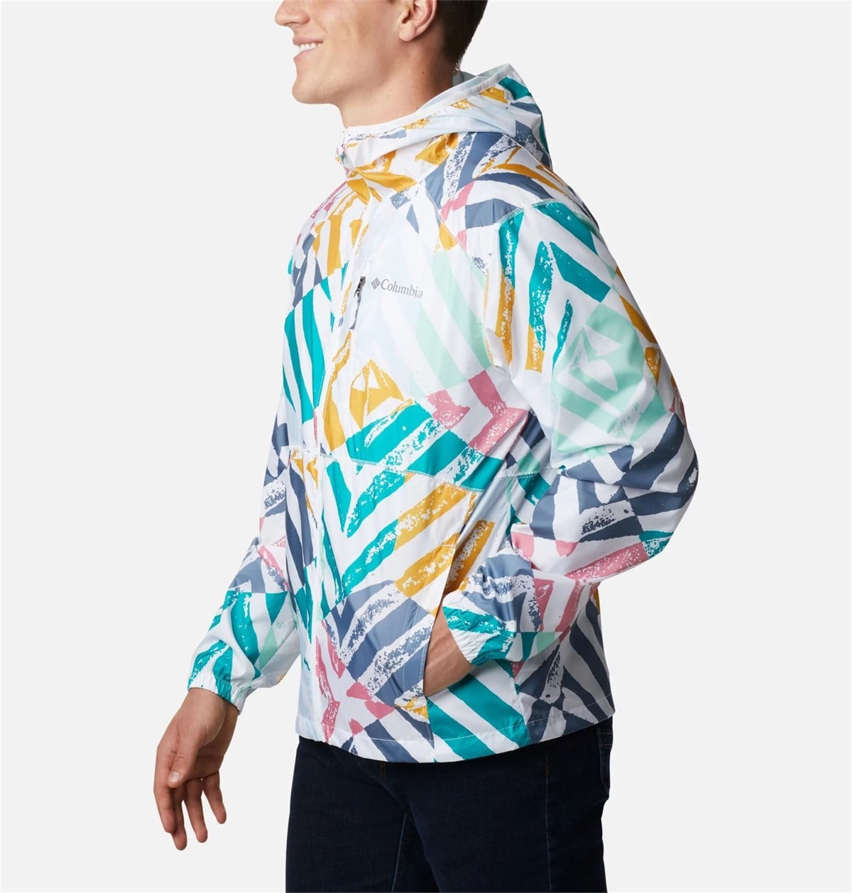 Columbia Flash Forward Windbreaker Print Erkek Outdoor Mont