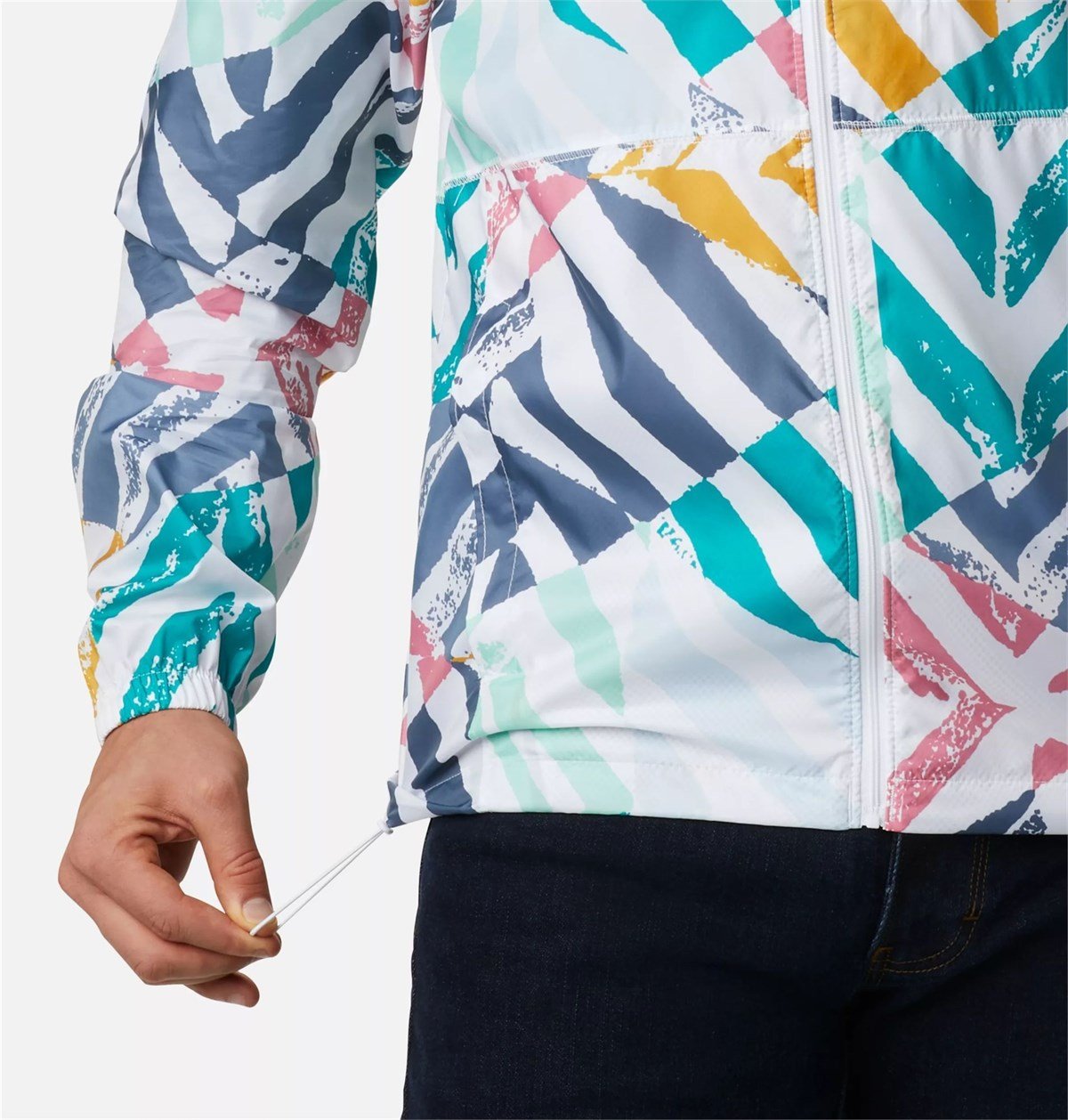 Columbia Flash Forward Windbreaker Print Erkek Outdoor Mont