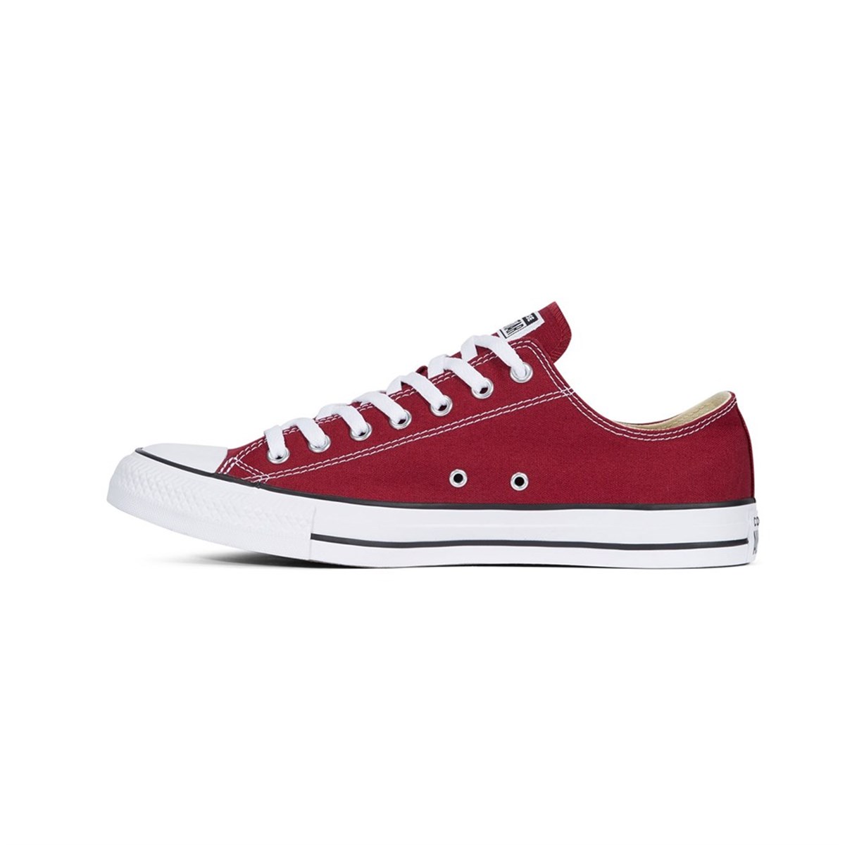 Converse All Star Ox Bordo Kadın Günlük Spor Ayakkabı