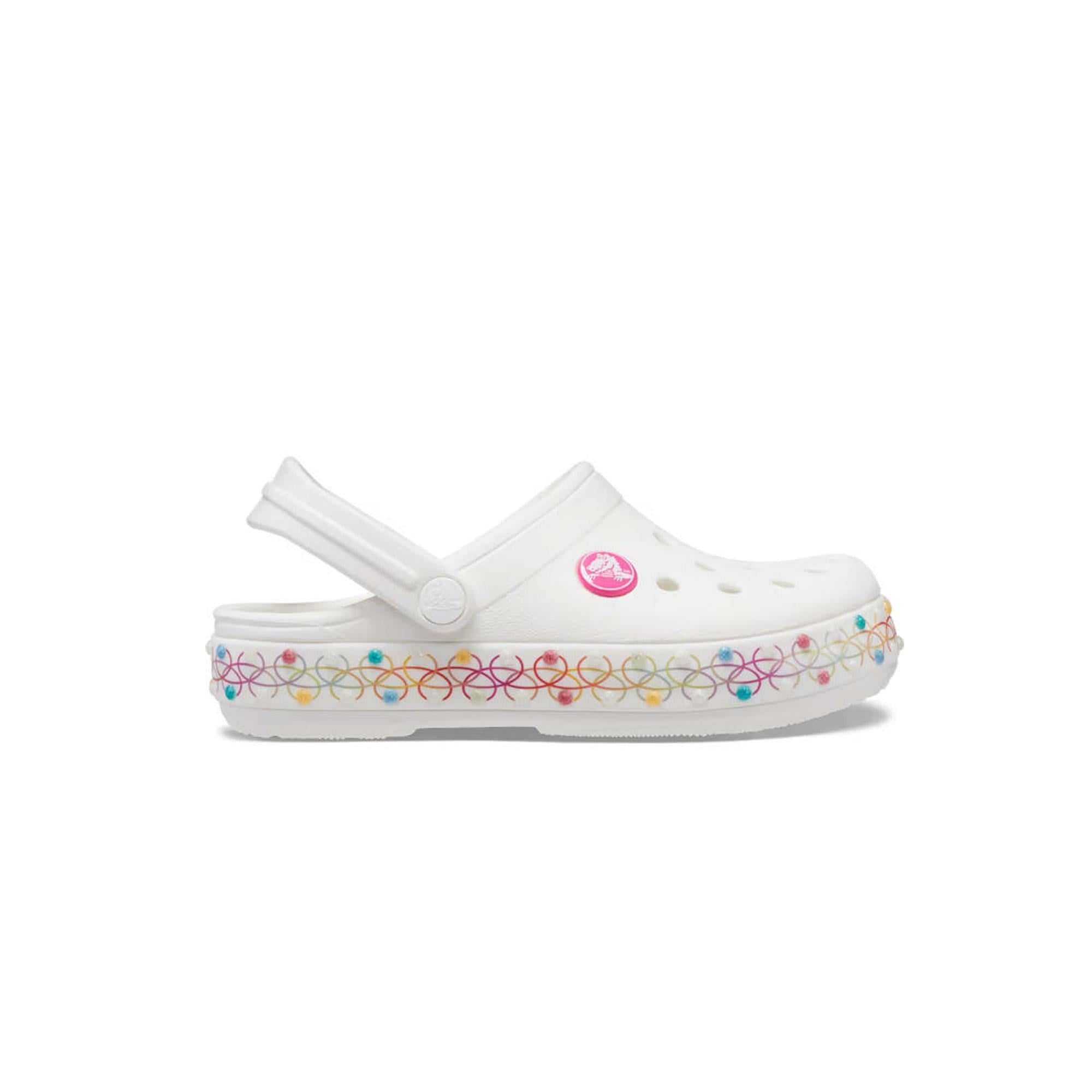 Crocband Stretch Necklace CgT
  Kids Bebek Terlik - White/Multi
