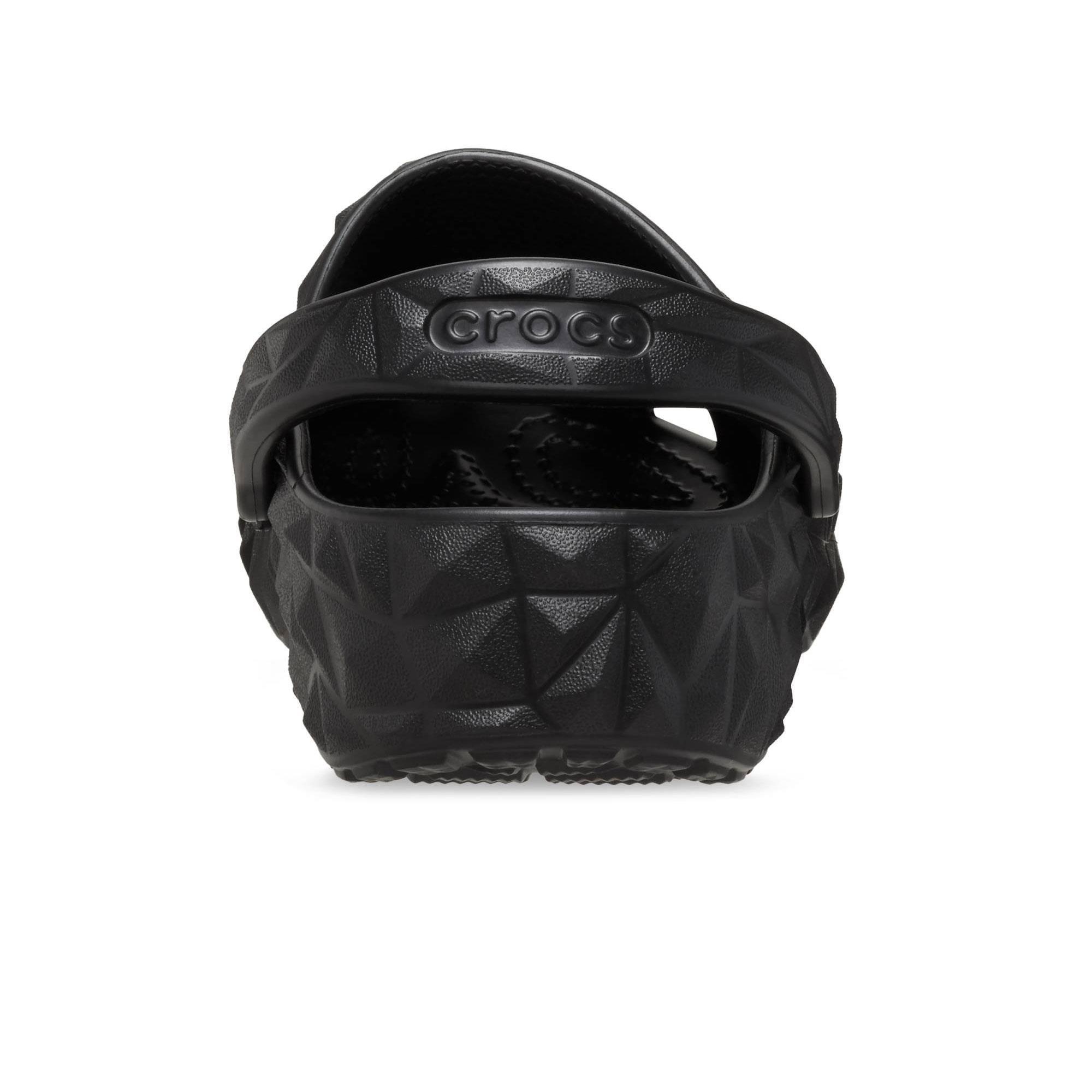 Crocs CLASSİC GEOMETRİC  Kadın Terlik - SİYAH