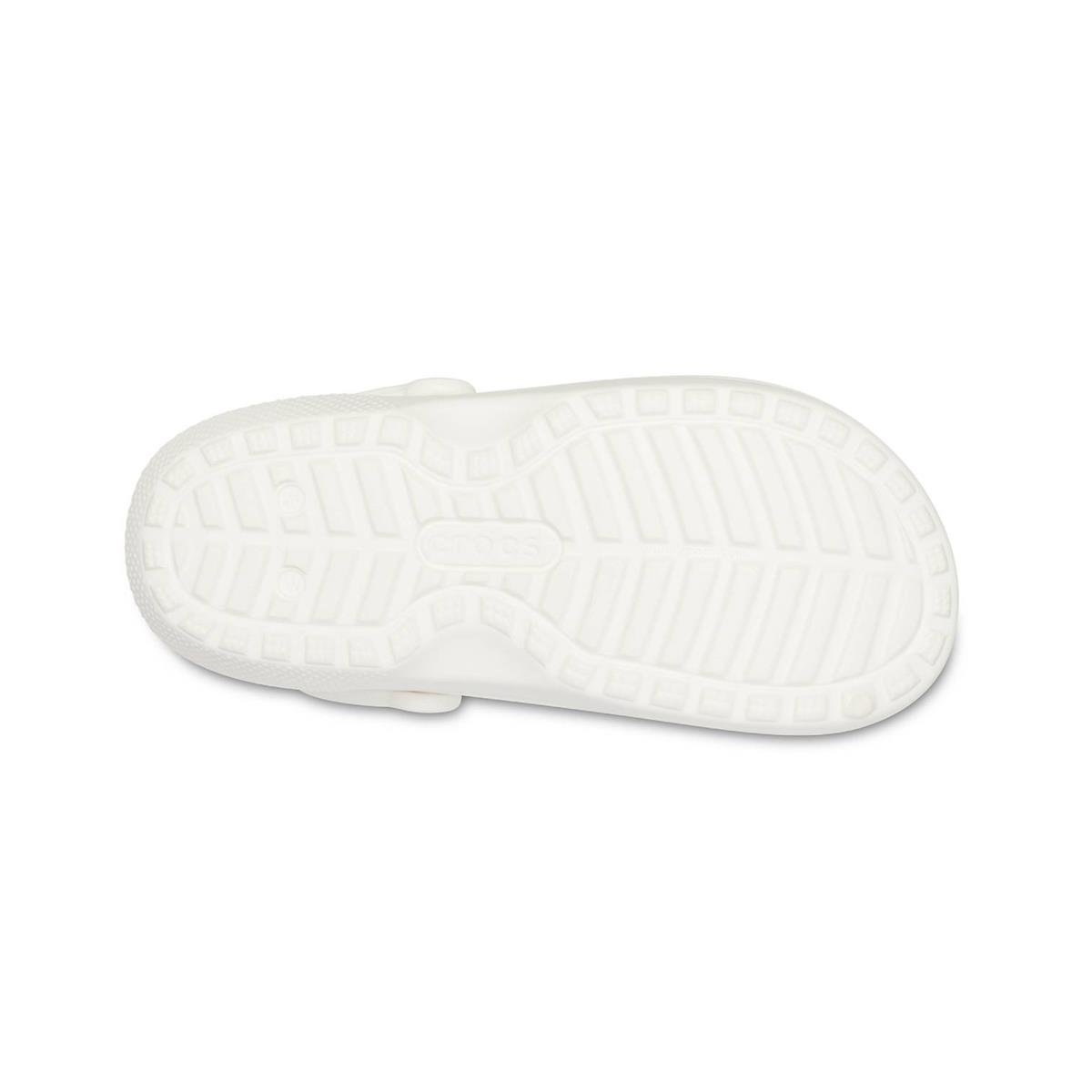 Crocs CLASSİC LİNED CLOG  Kadın Terlik - BEYAZ/GRİ