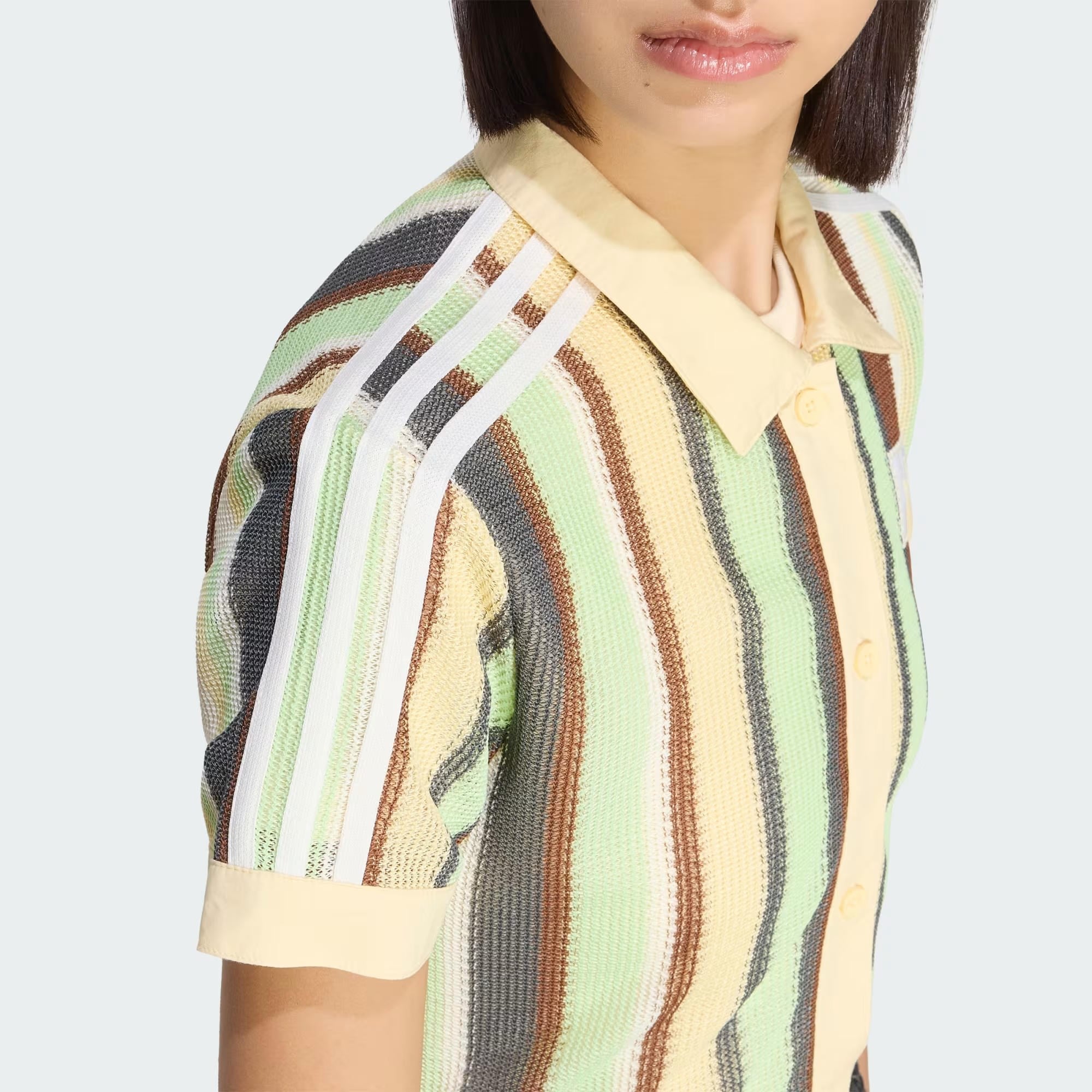 CROPPED POLO - ADIDAS SIYAH