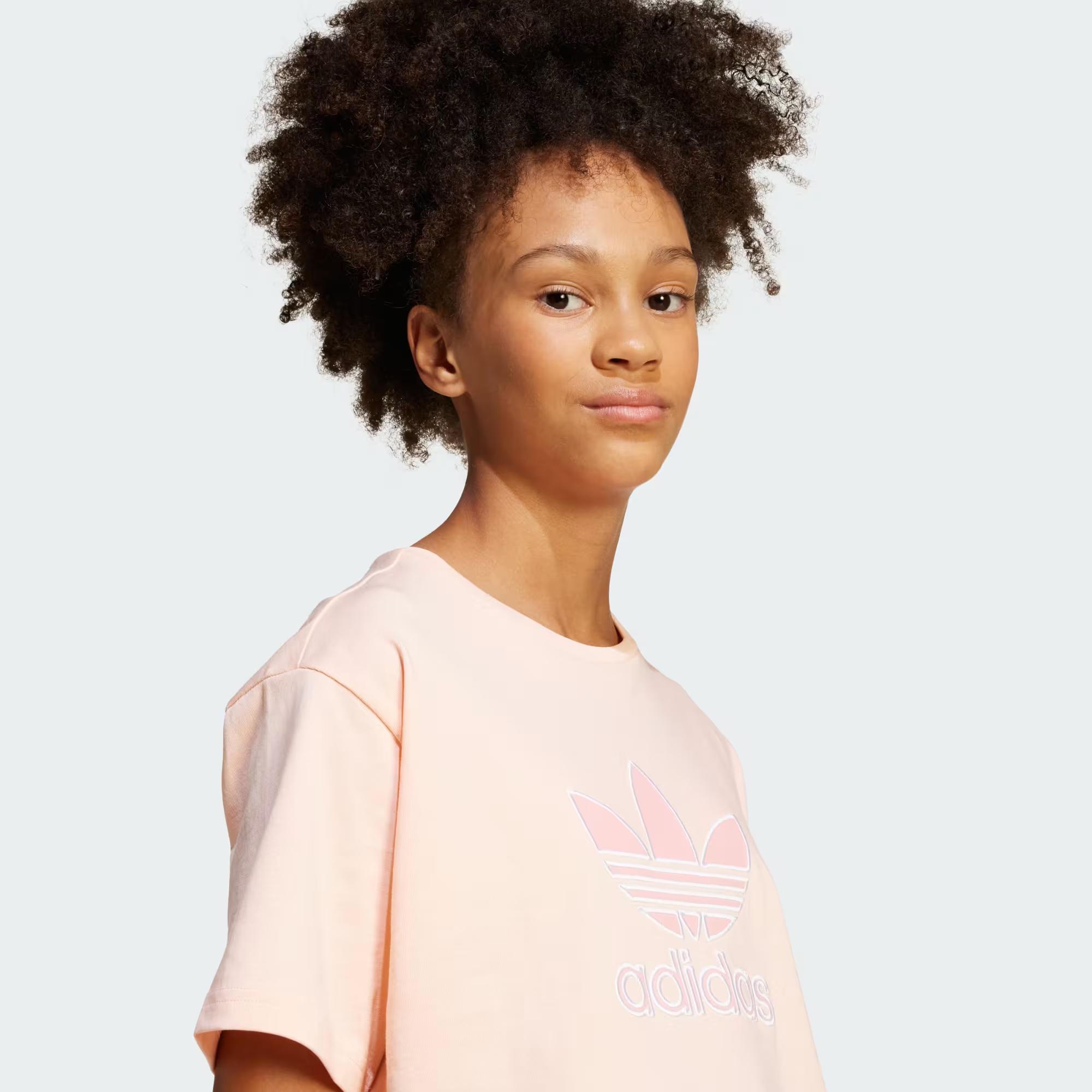 CROPPED TEE - ADIDAS SIYAH