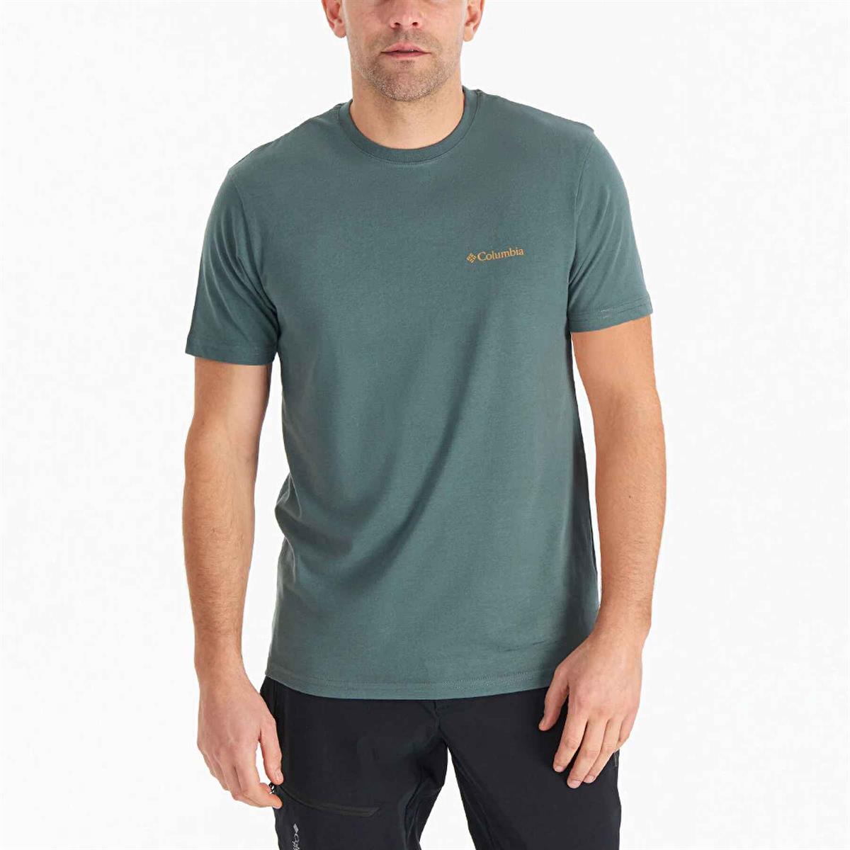 CS0282 CSC M BASIC SM LOGO BRUSHED SS TEE - GRİ/ORANJ