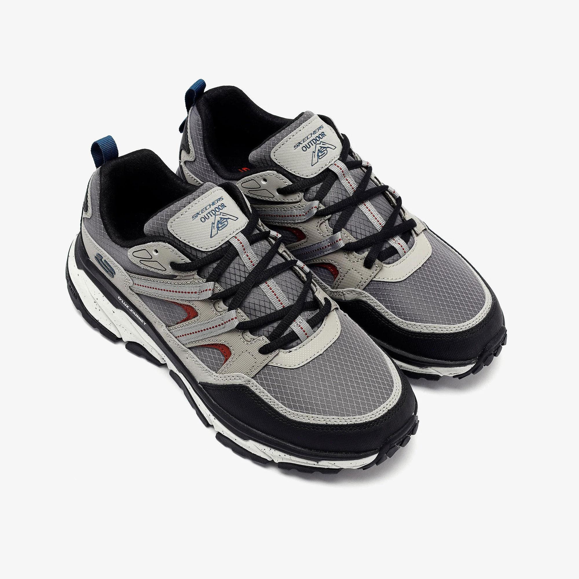 Skechers Gri Skechers D'lux Journey Erkek Outdoor Ayakkabı