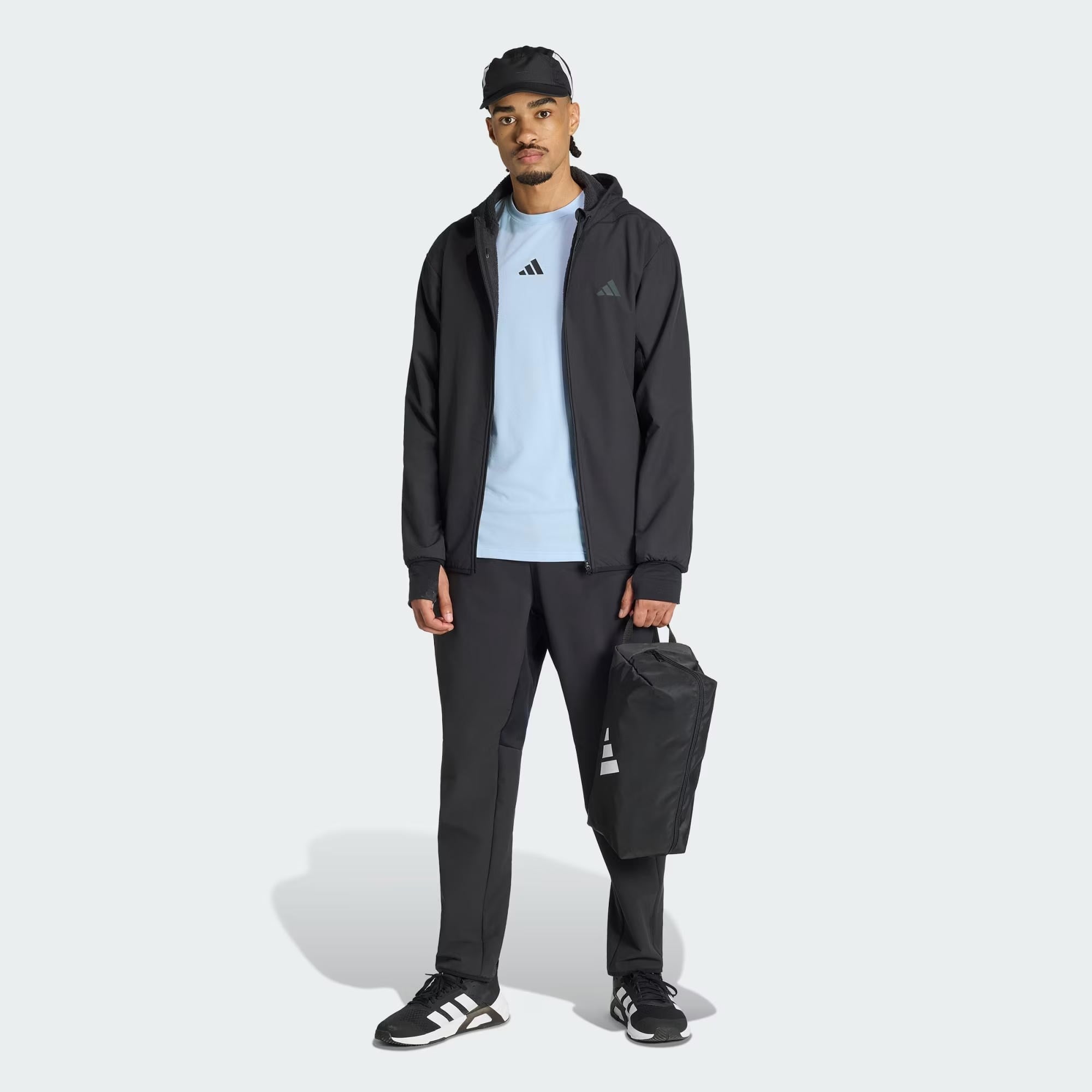 D4T CW FULL-ZIP - ADIDAS SIYAH