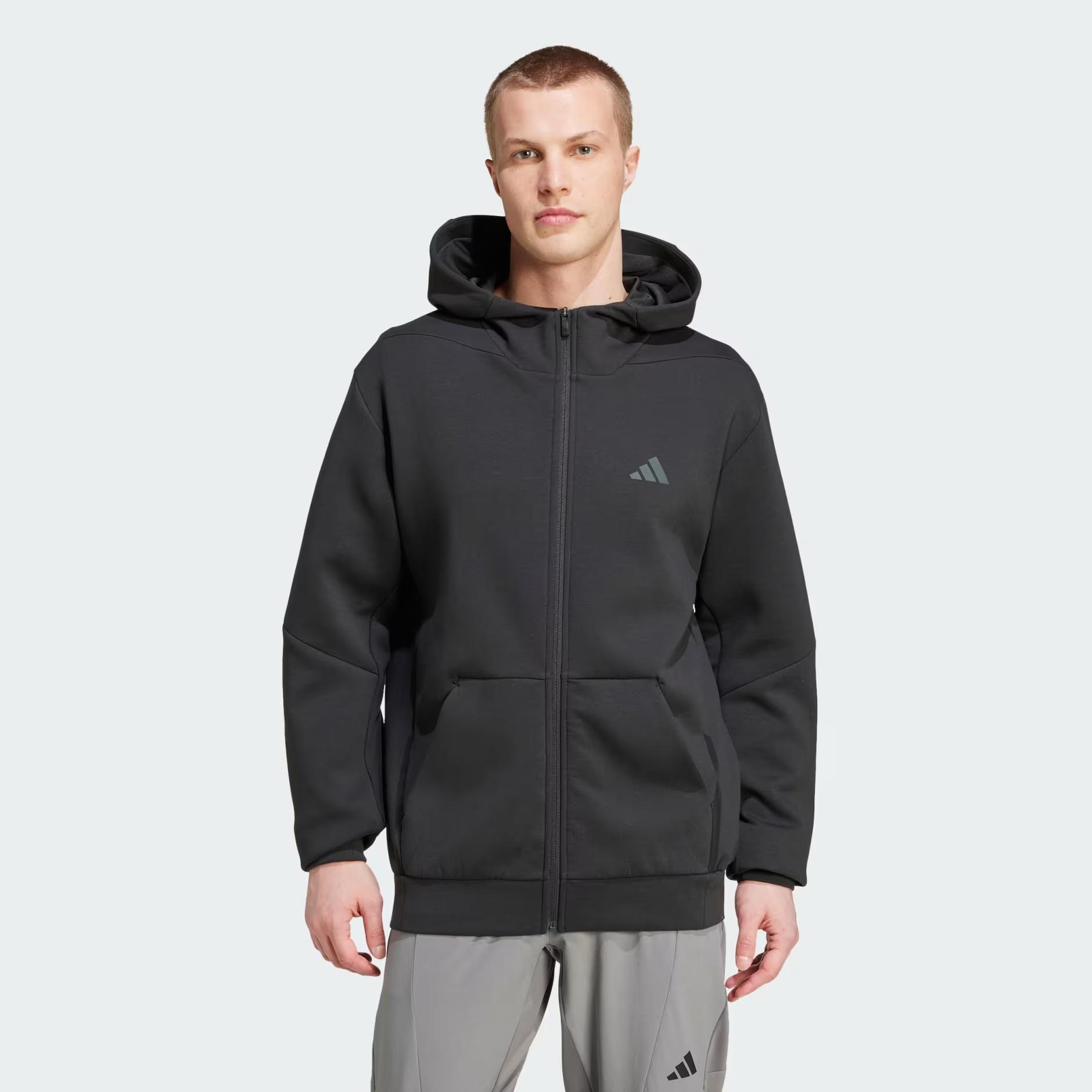 D4T FULL-ZIP HO - ADIDAS SIYAH
