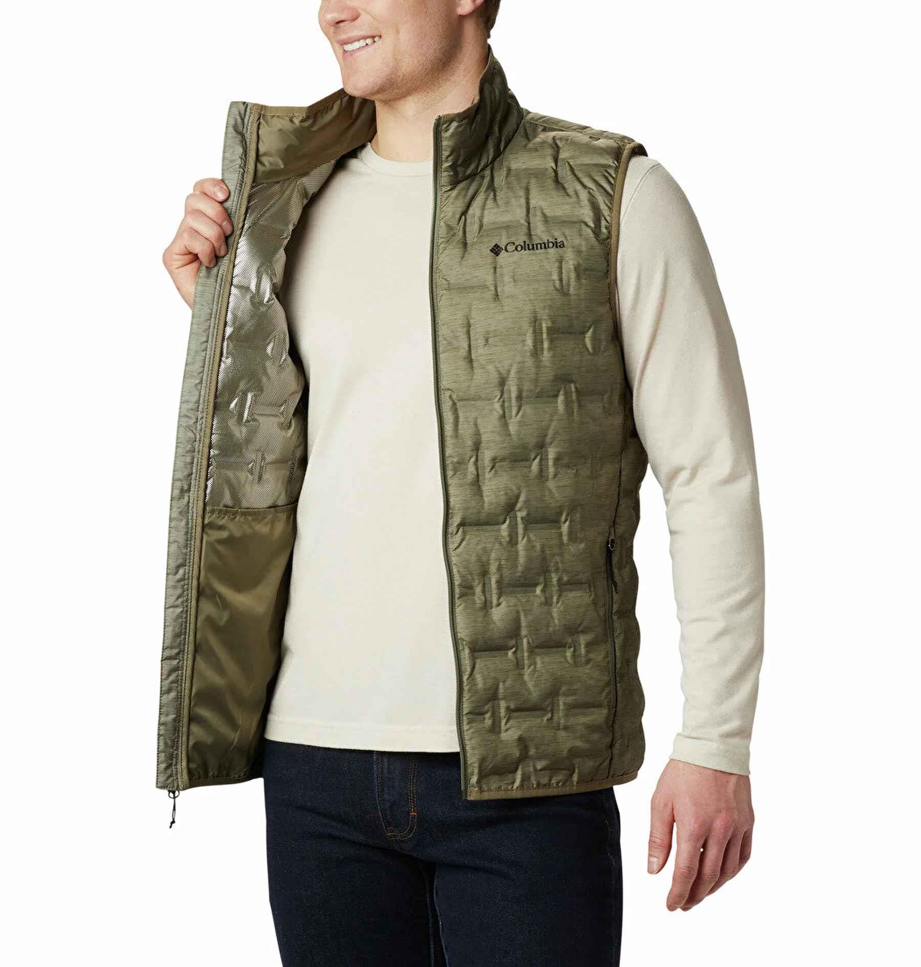 DELTA RIDGE DOWN VEST - BORDO/BEYAZ