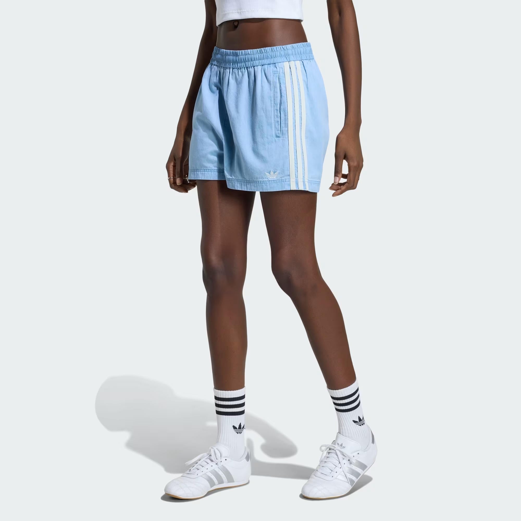 DENIM SHORTS - ADIDAS SIYAH