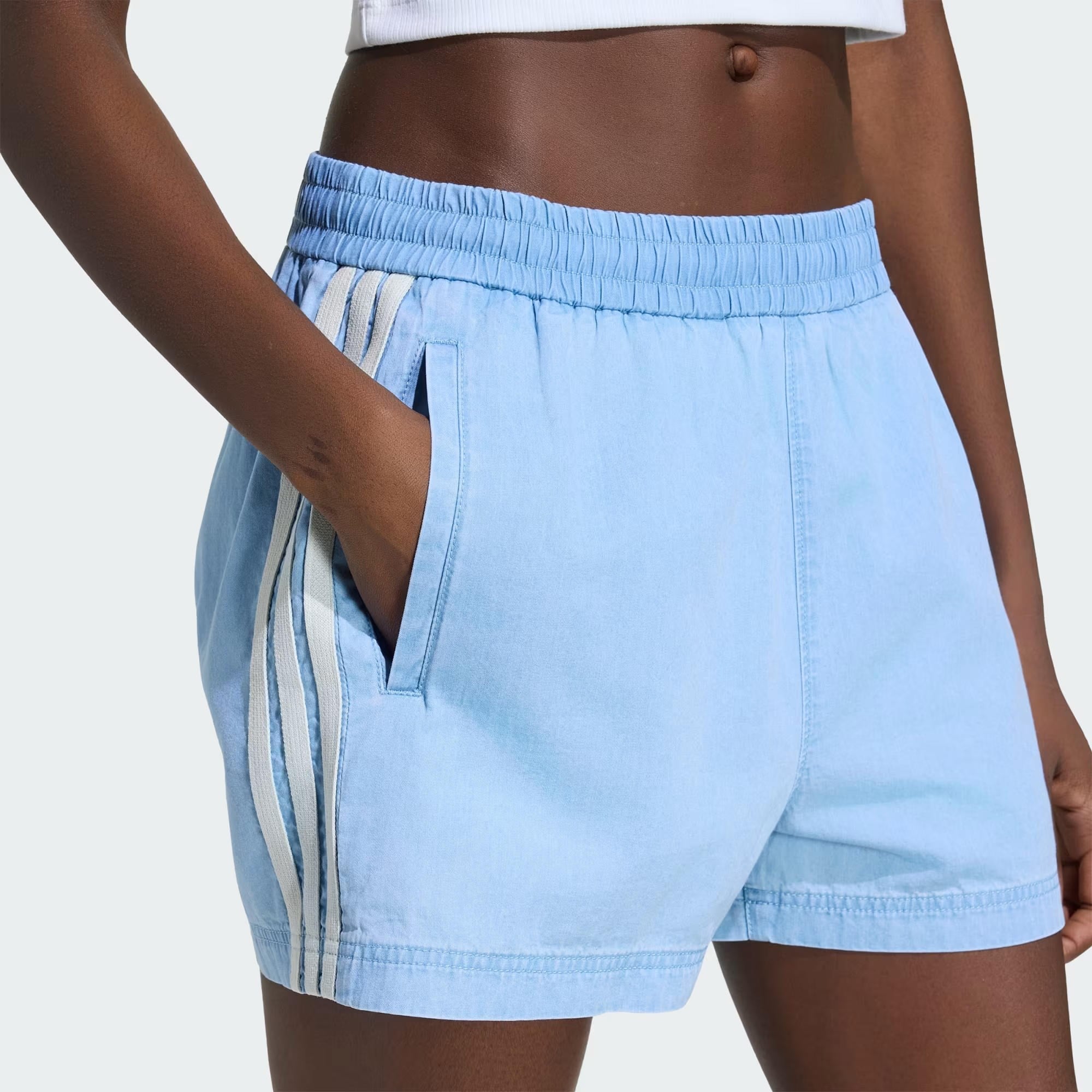 DENIM SHORTS - ADIDAS SIYAH