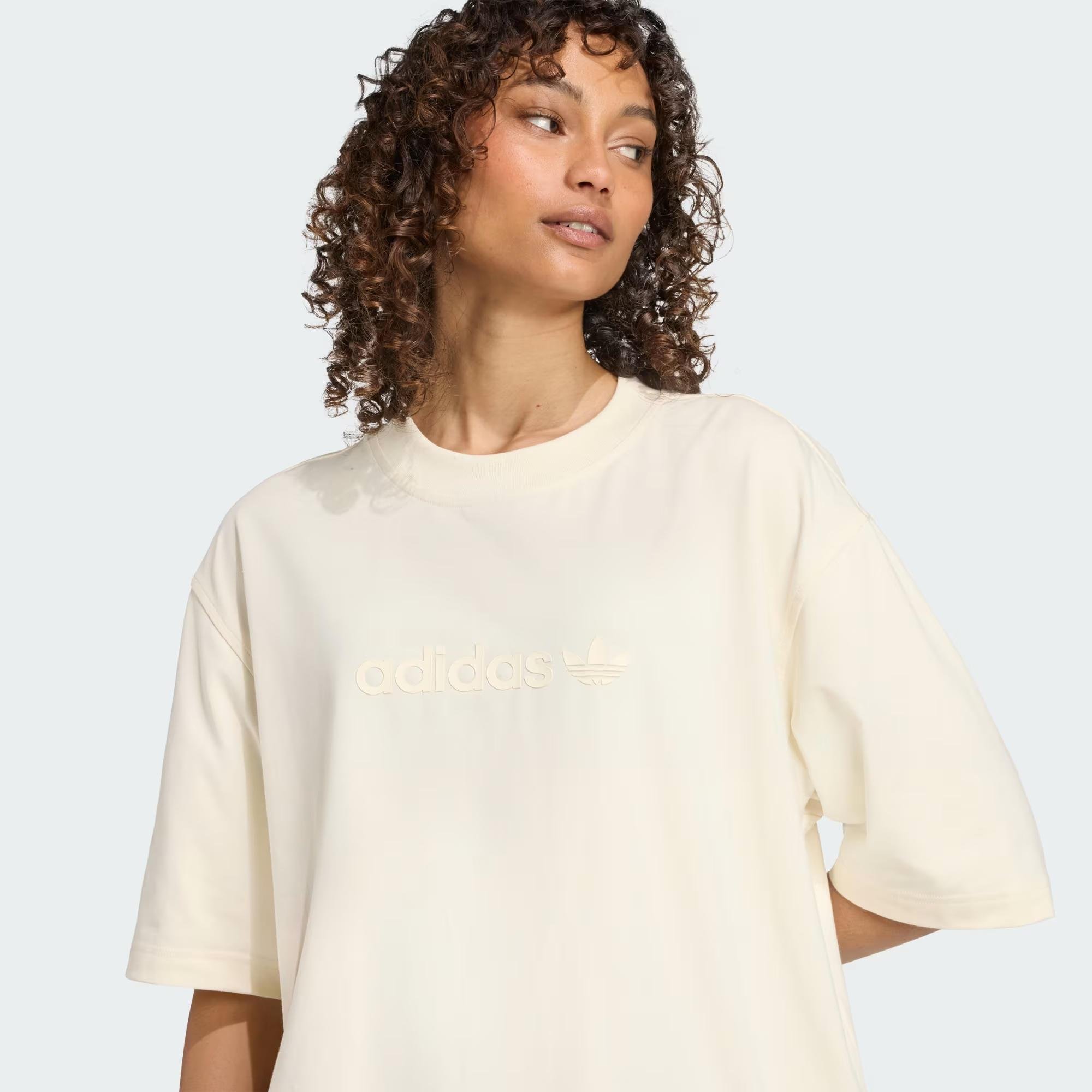 ESS LIN TEE OS - ADIDAS SIYAH