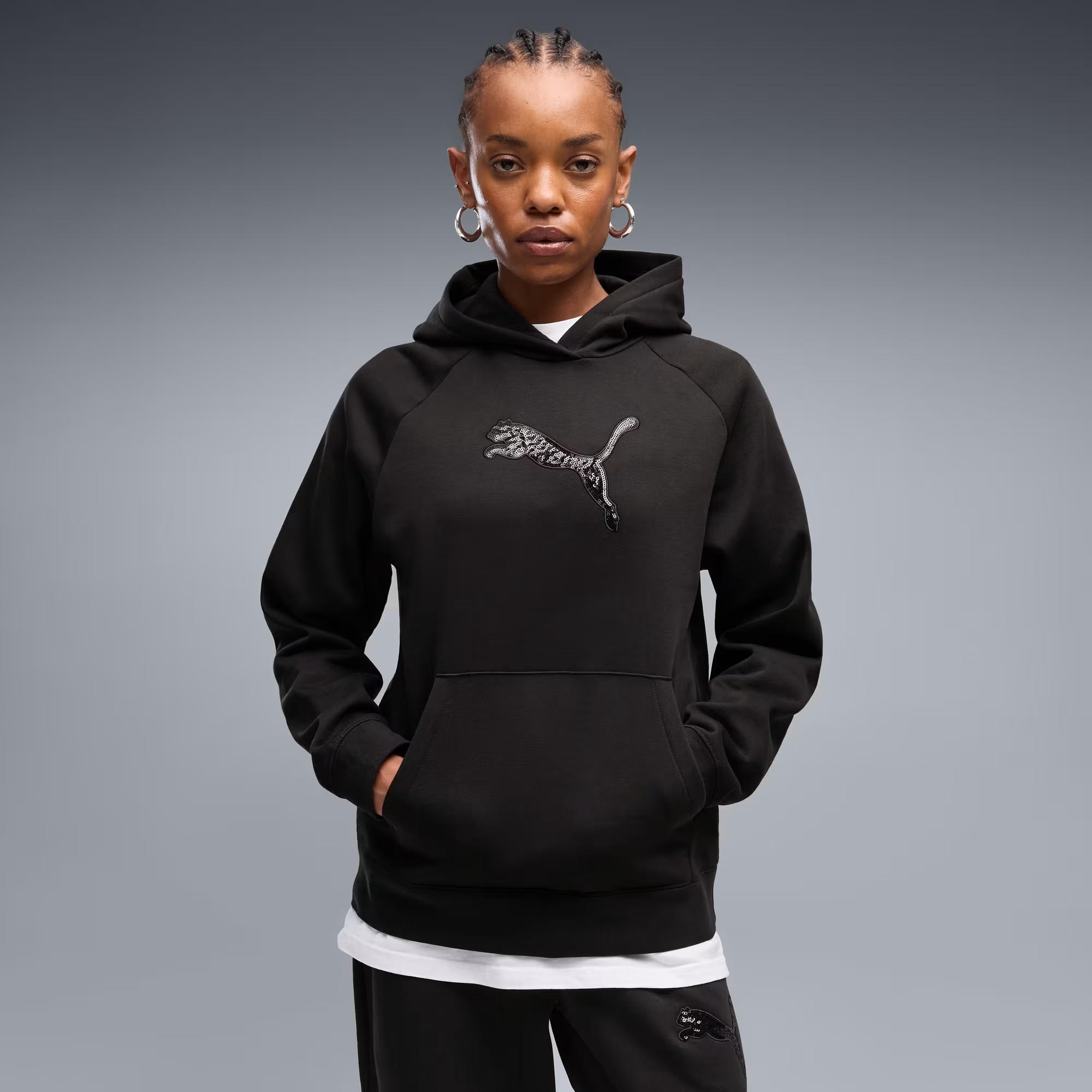ESS SEQUINS Hoodie - PUMA 01
