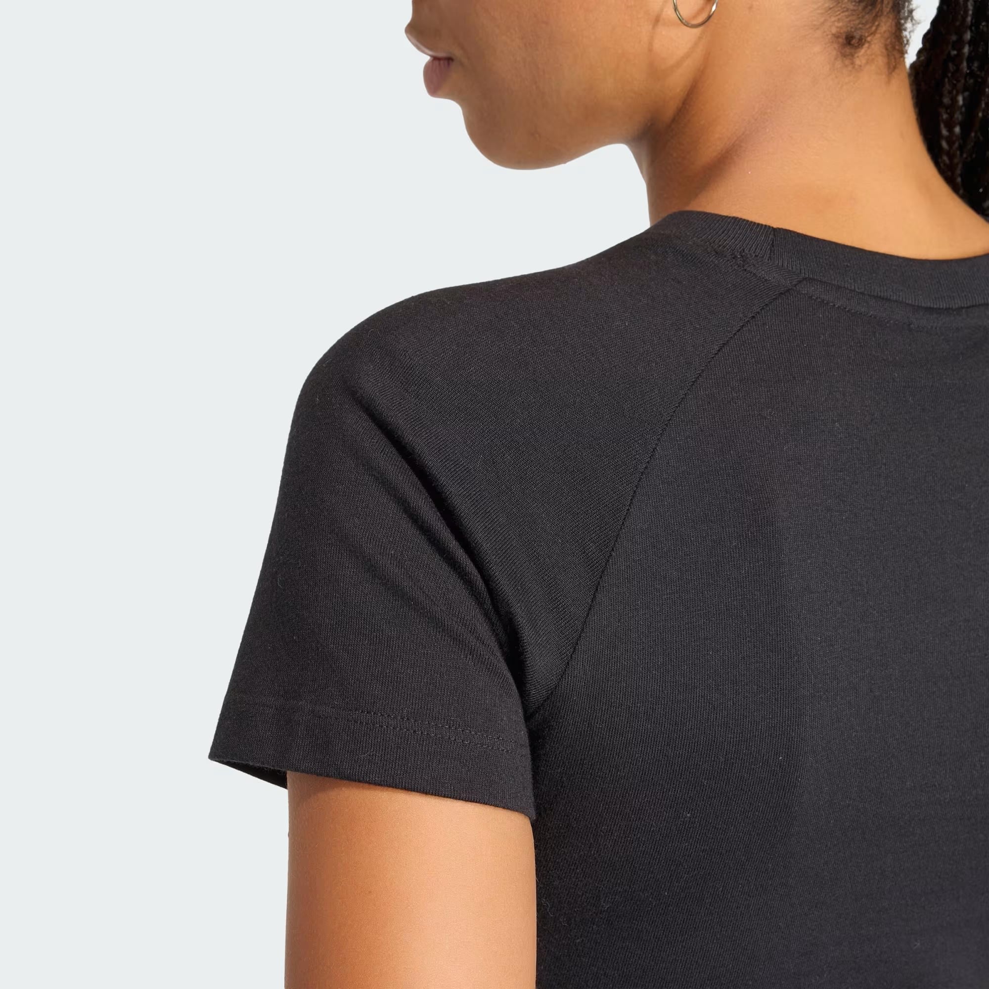 ESS SLIM TEE - ADIDAS SIYAH