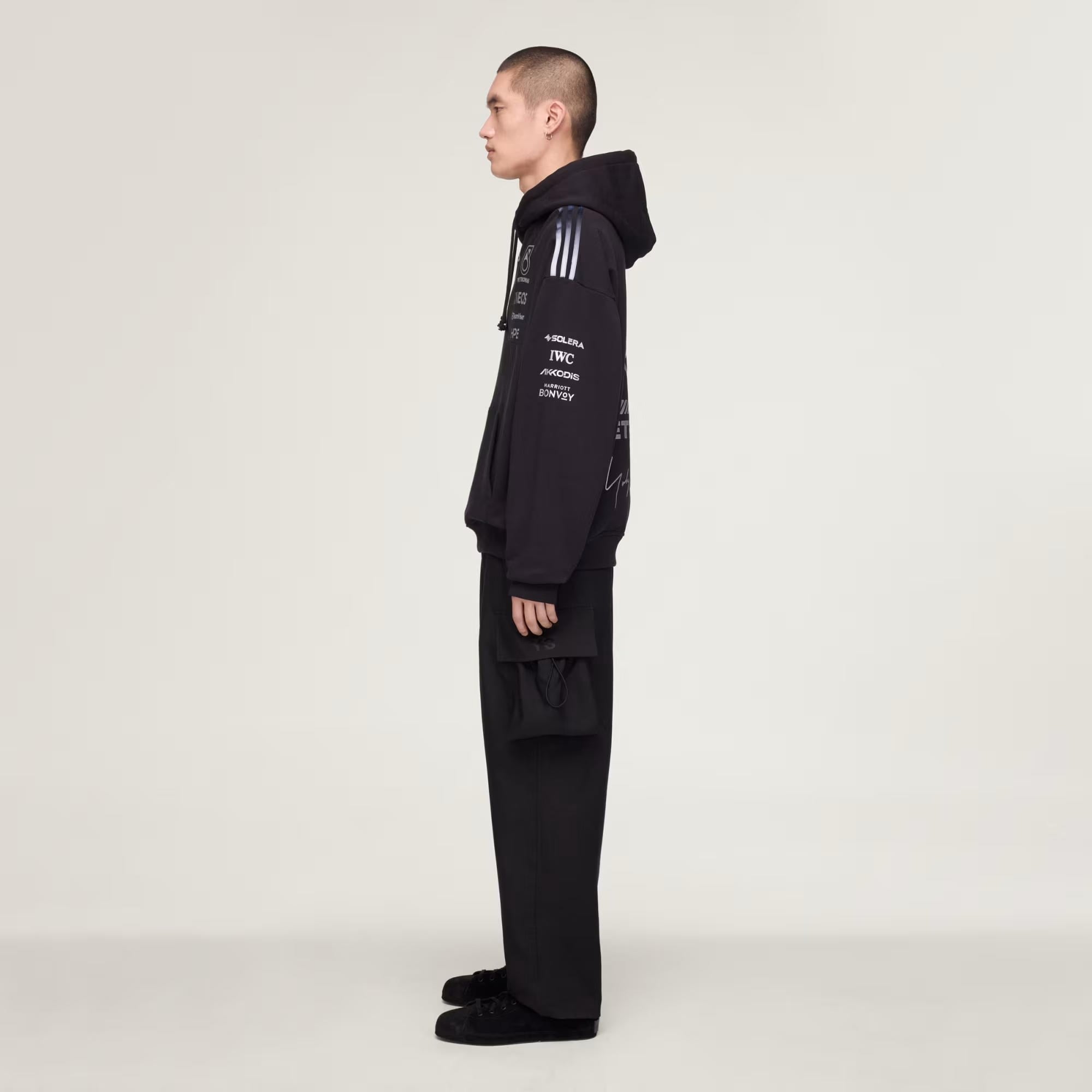 F1 TEAM HOODIE - ADIDAS SIYAH