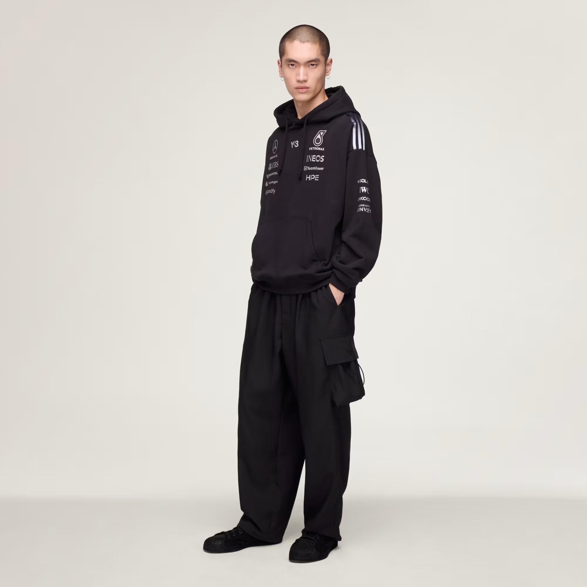 F1 TEAM HOODIE - ADIDAS SIYAH