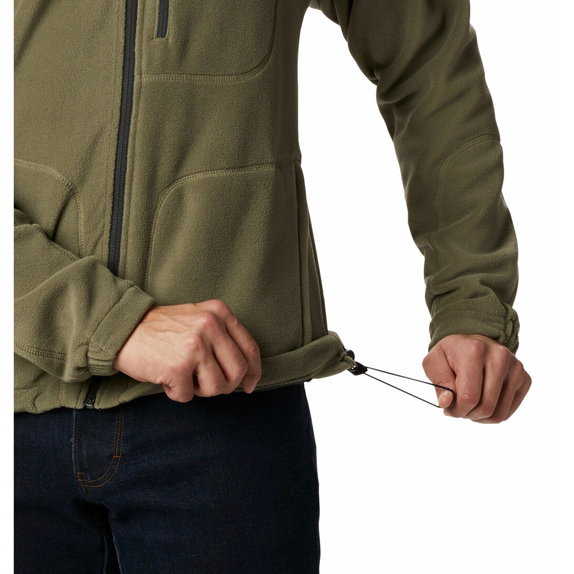 FAST TREK II FULL ZIP FLEECE - BORDO/BEYAZ