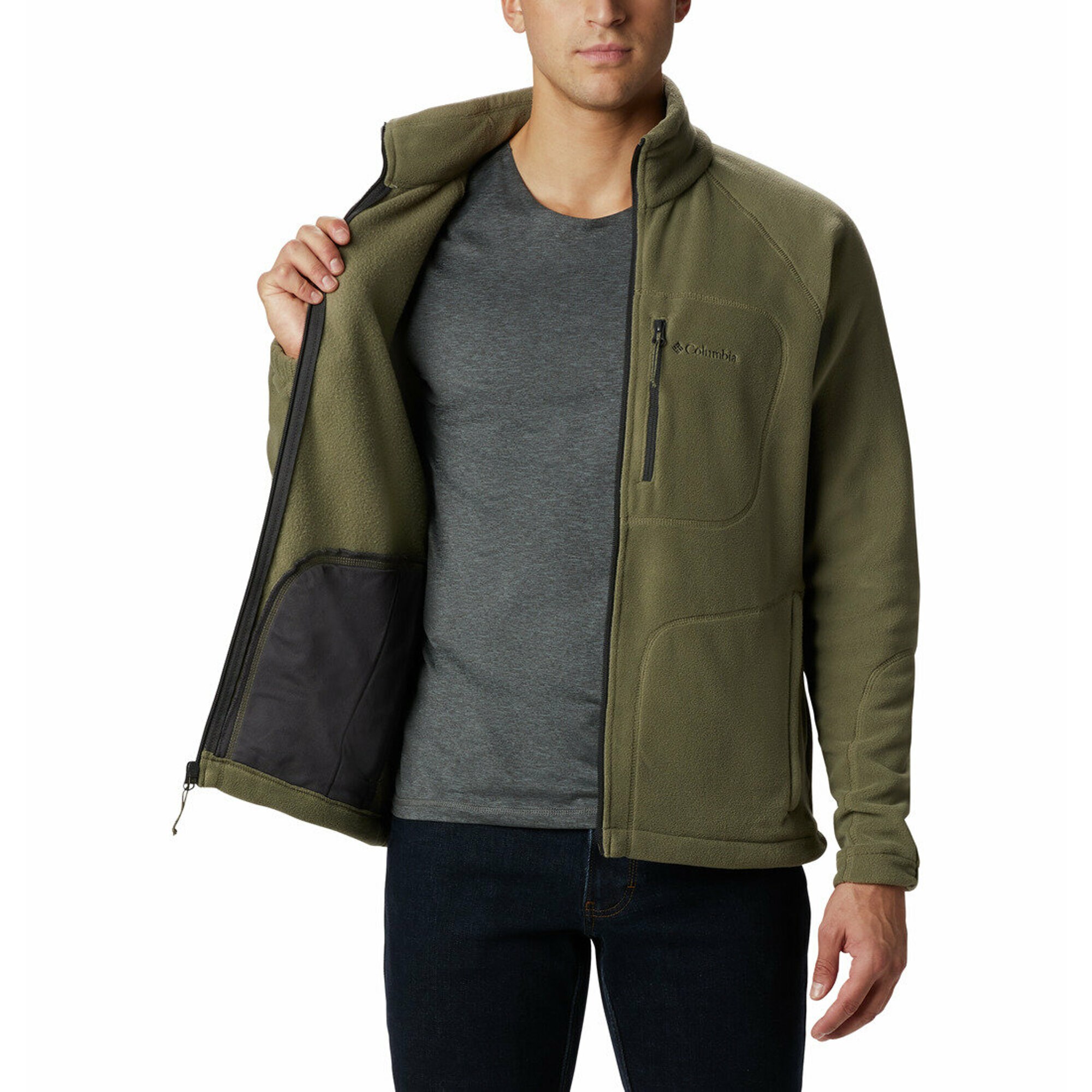 FAST TREK II FULL ZIP FLEECE - BORDO/BEYAZ