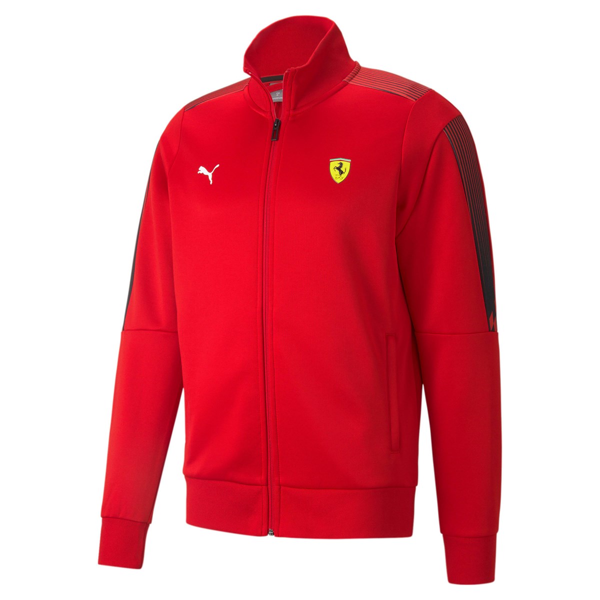 Ferrari Race T7 Track Jacket Rosso Corsa - PUMA 02