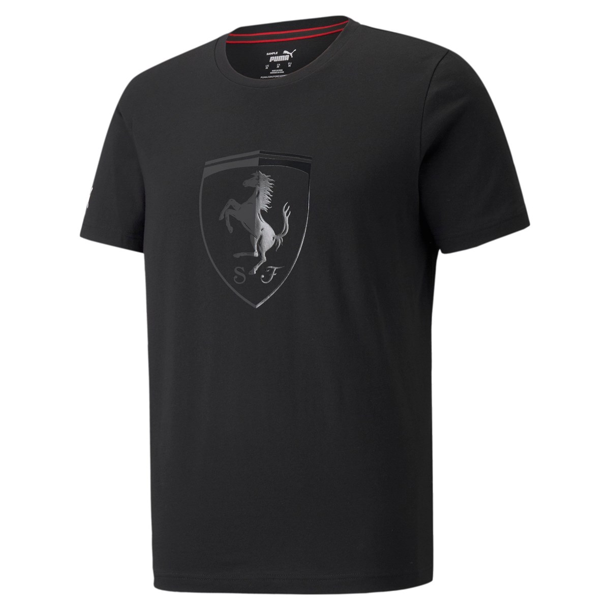Ferrari Race Tonal Big Shield Tee Rosso - PUMA 01
