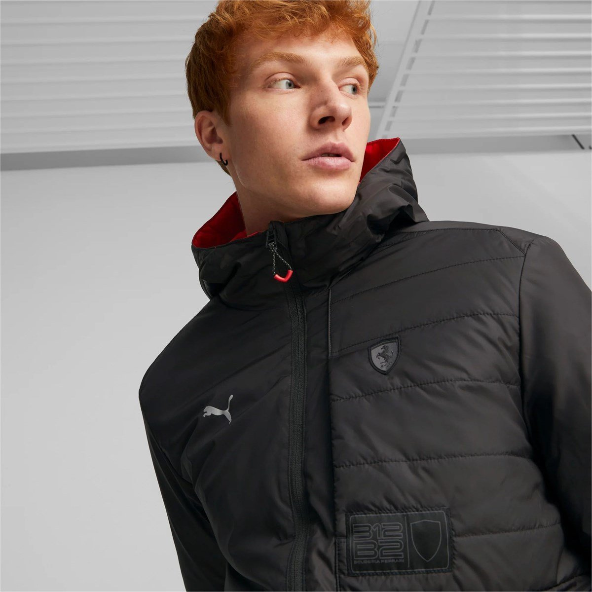 Ferrari Style Reversible Padded Jacket - PUMA 01