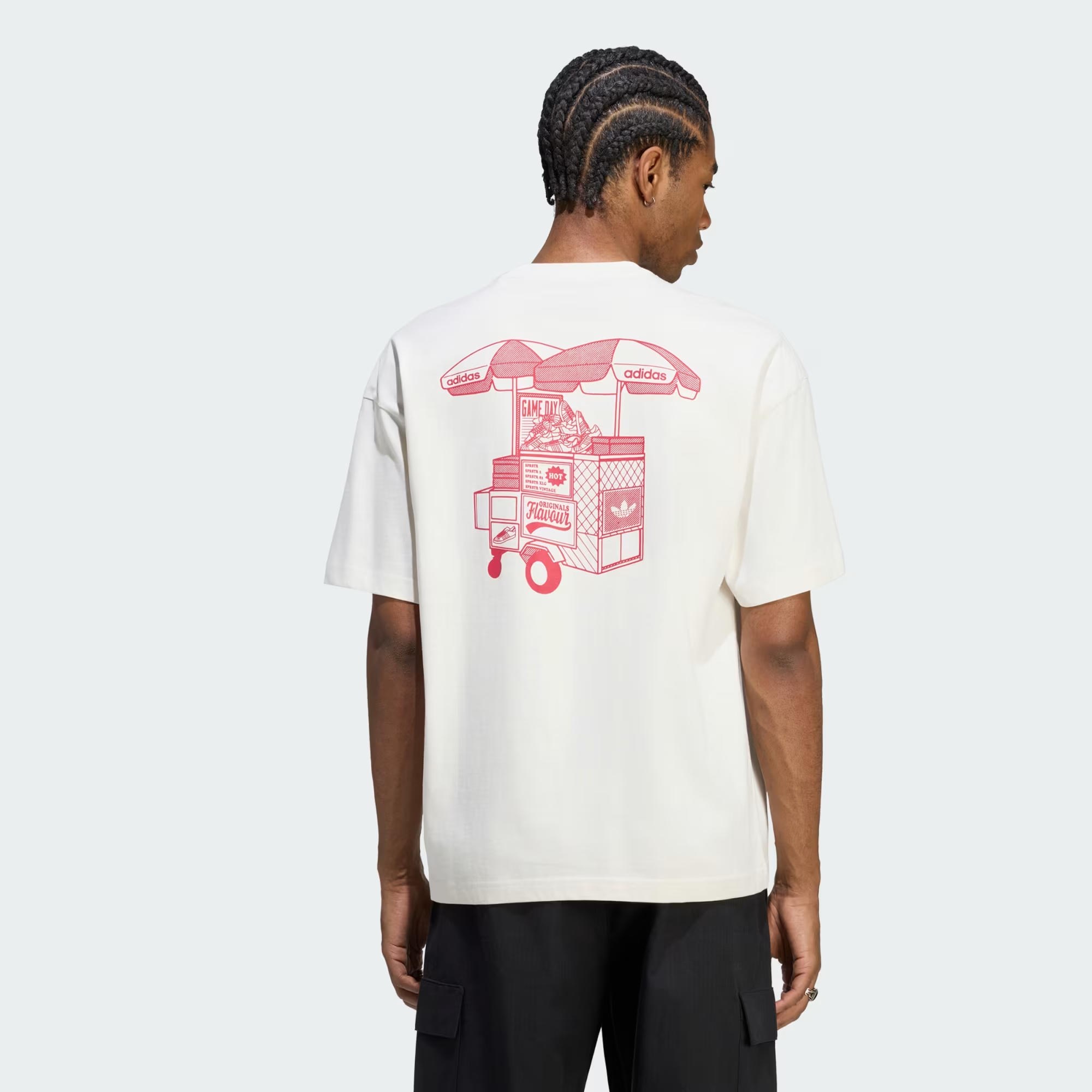 FOOD CART TEE - ADIDAS SIYAH