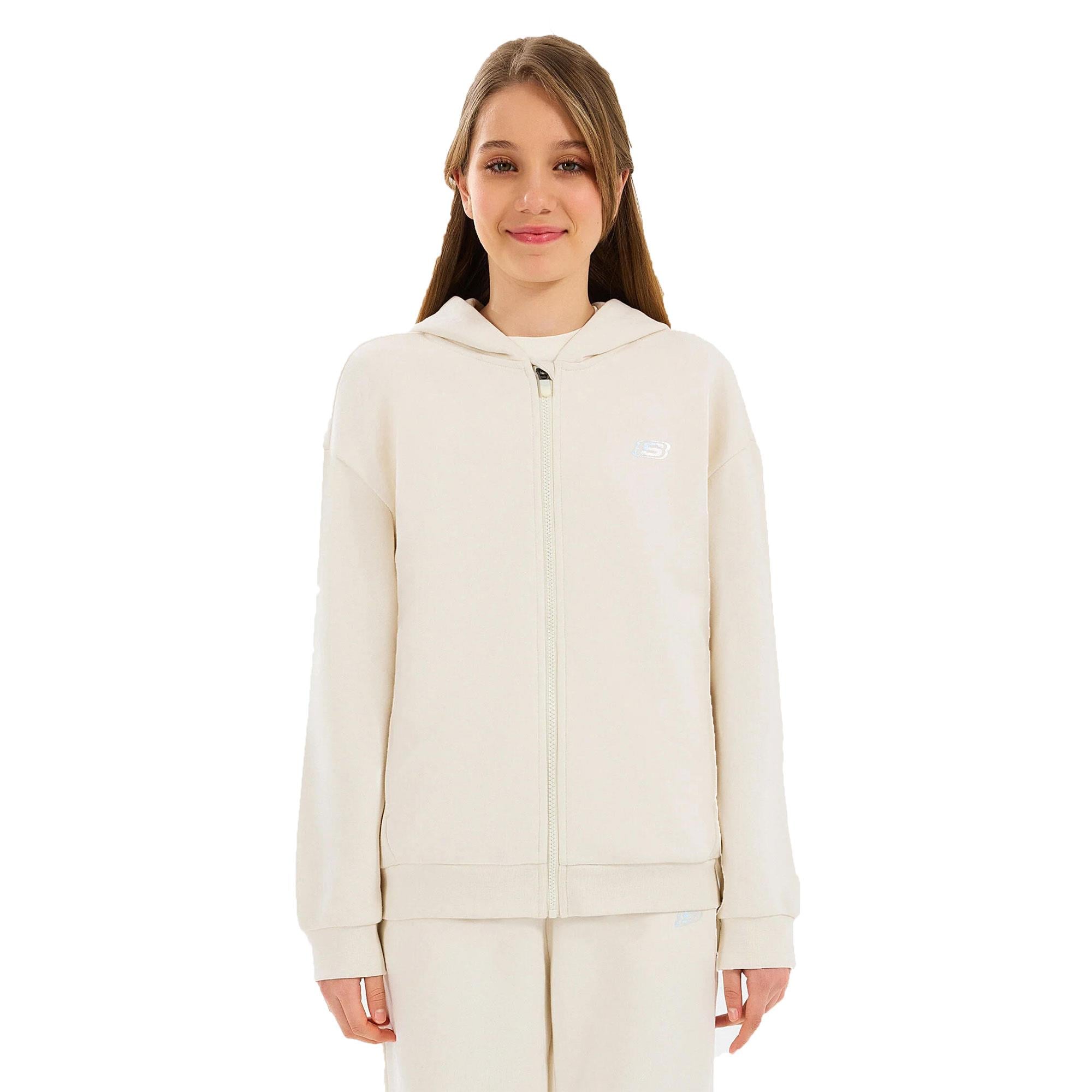 G Essential Full Zip Hoodie Sweatshirt - SİYAH(MAT)