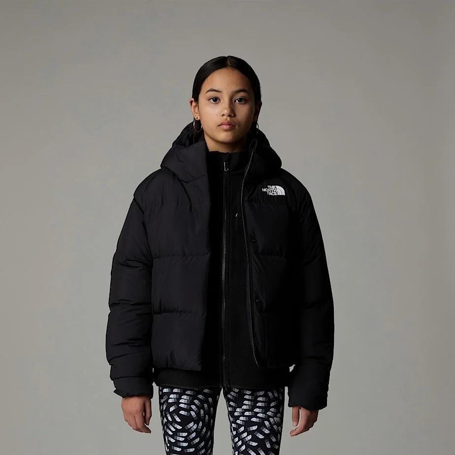 G NORTH DOWN HOODED JACKET - SIYAH