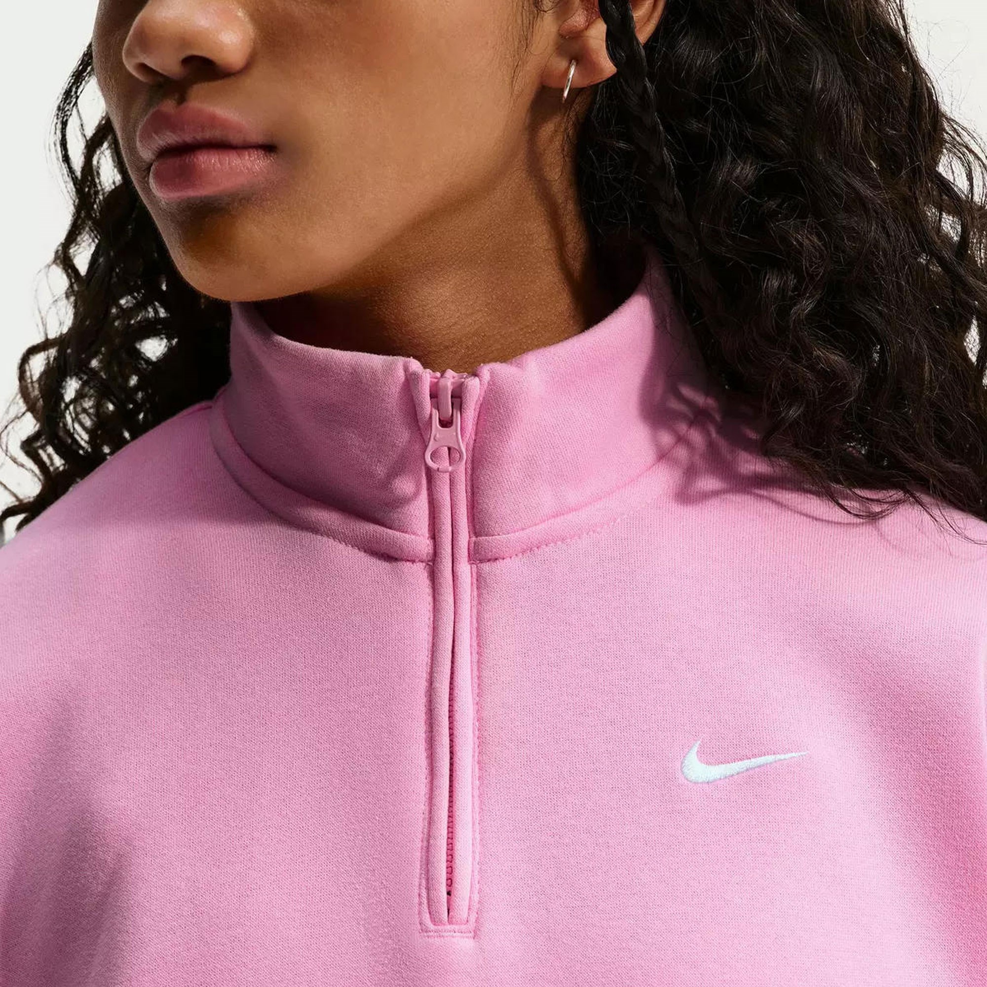 G NSW STUDIO FLC QZ OS TOP - PEMBE/KREM
