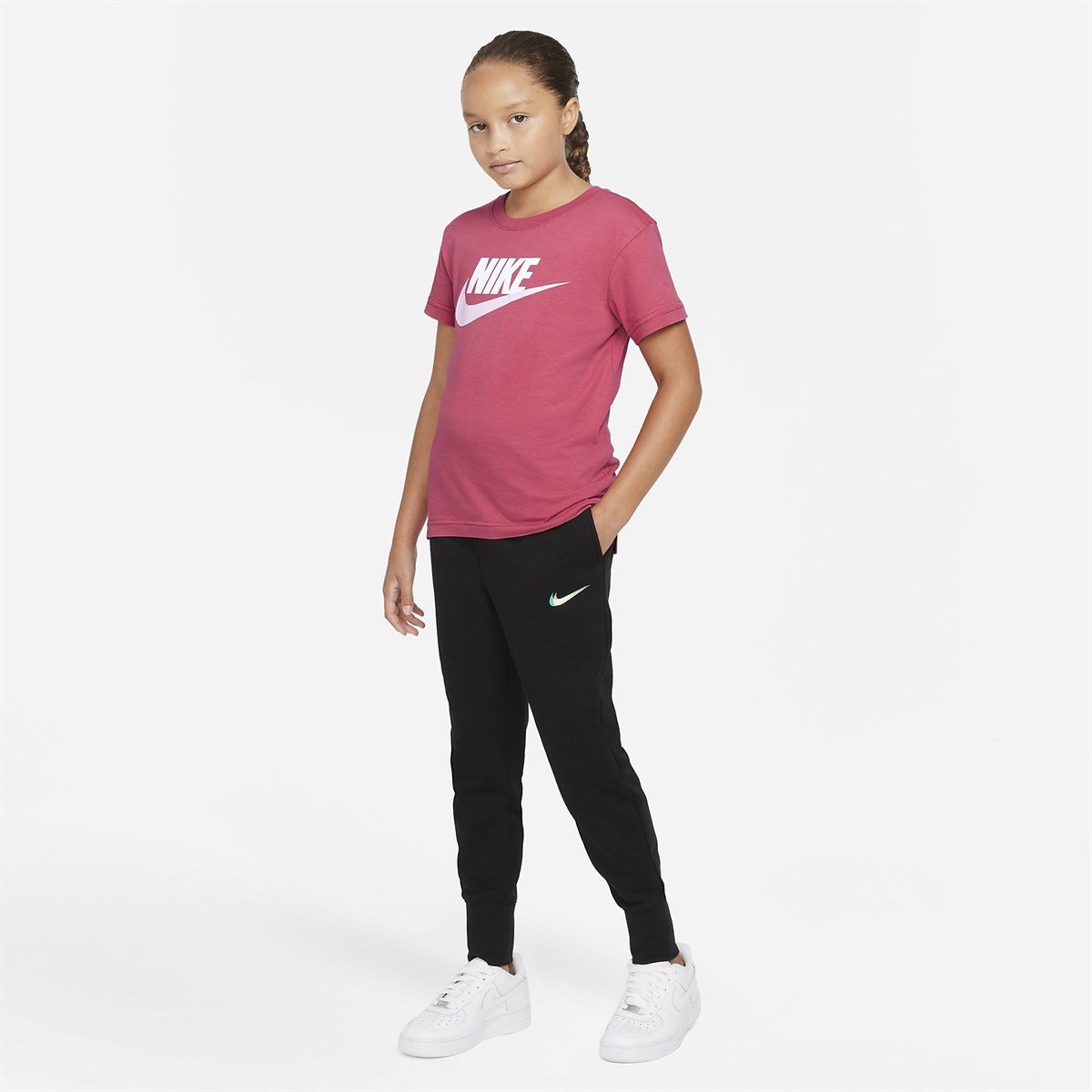 G NSW TEE DPTL BASIC FUTURA - LACİVERT/CAMEL