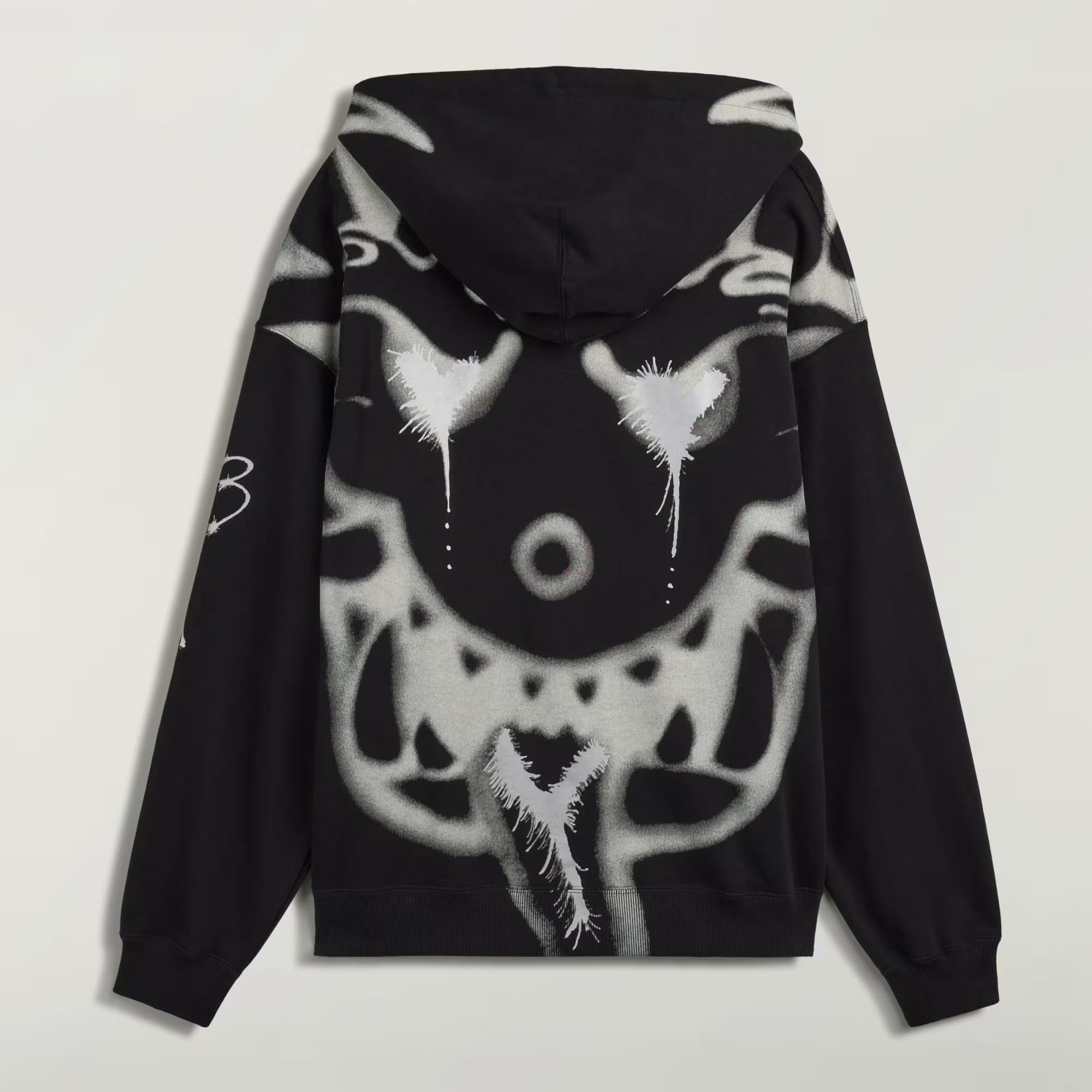GFX FT ZIP HOOD - ADIDAS SIYAH