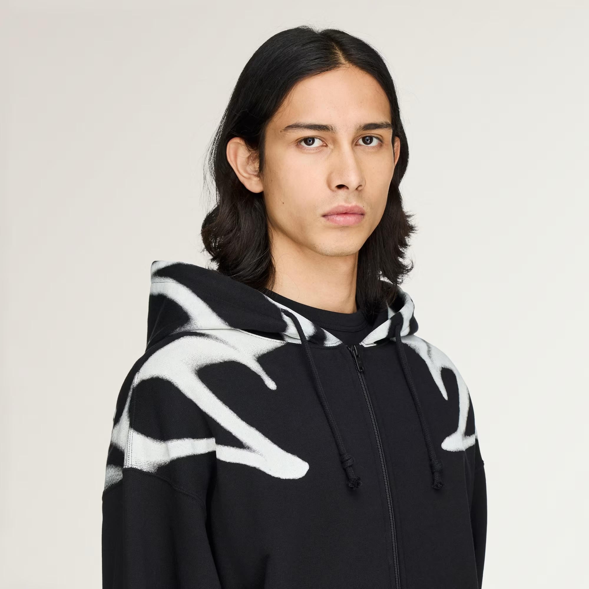 GFX FT ZIP HOOD - ADIDAS SIYAH