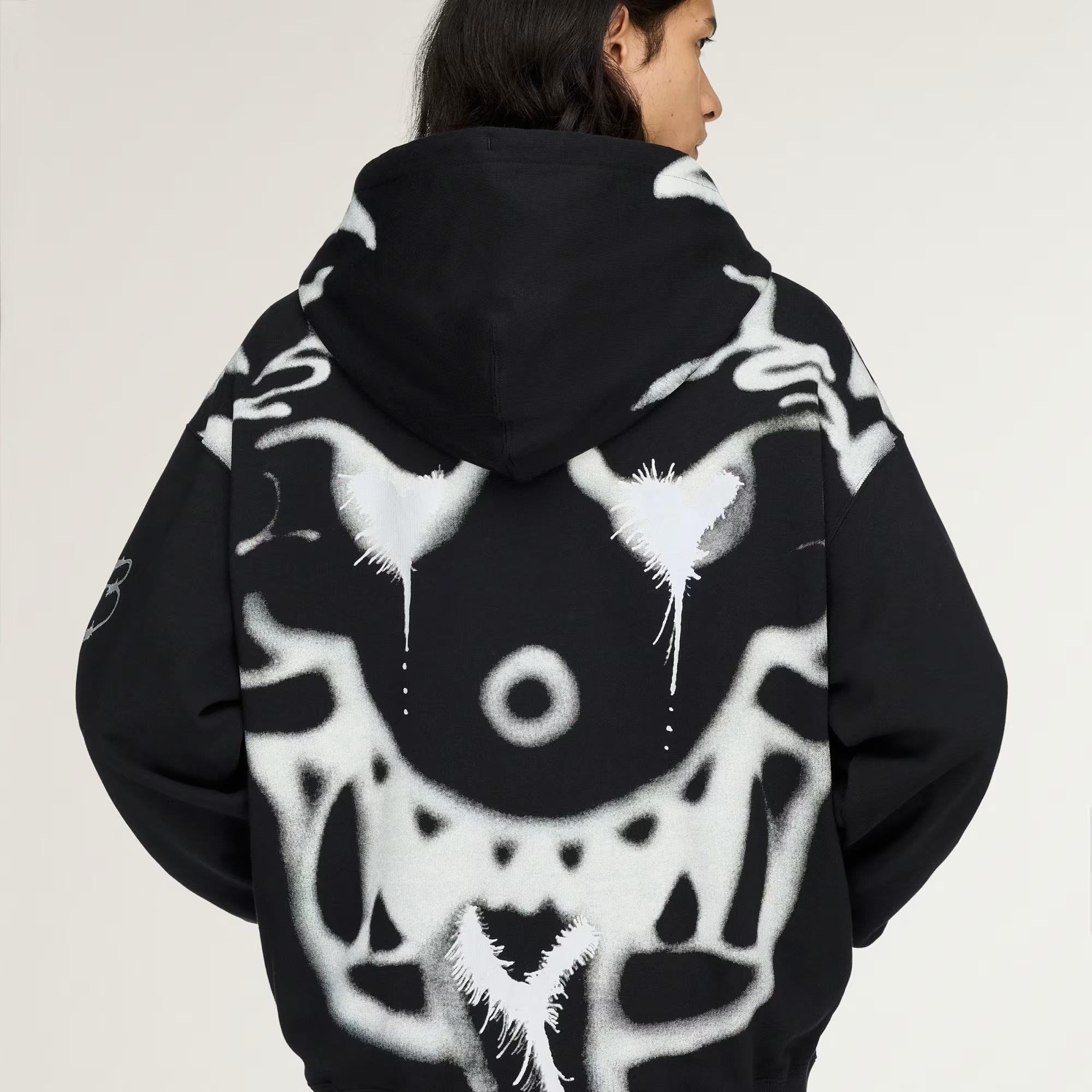 GFX FT ZIP HOOD - ADIDAS SIYAH
