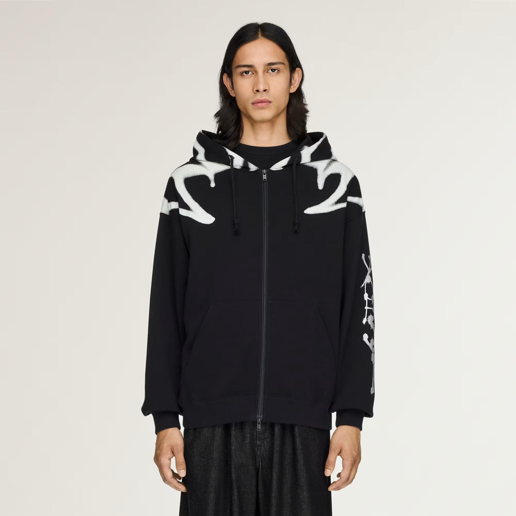 GFX FT ZIP HOOD - ADIDAS SIYAH