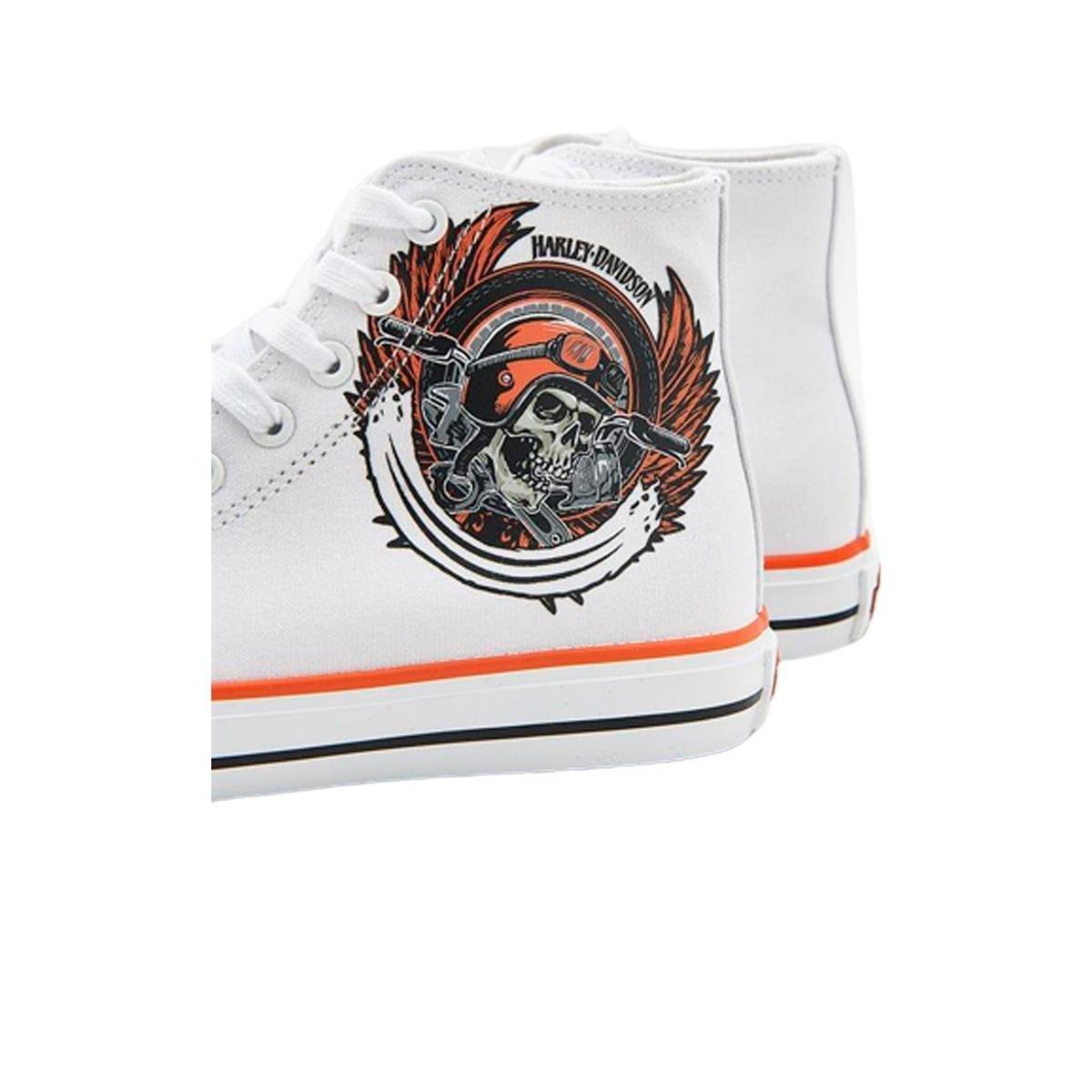 Harley Davidson B22C082A PANAMA KADIN AYAKKABI - BEYAZ