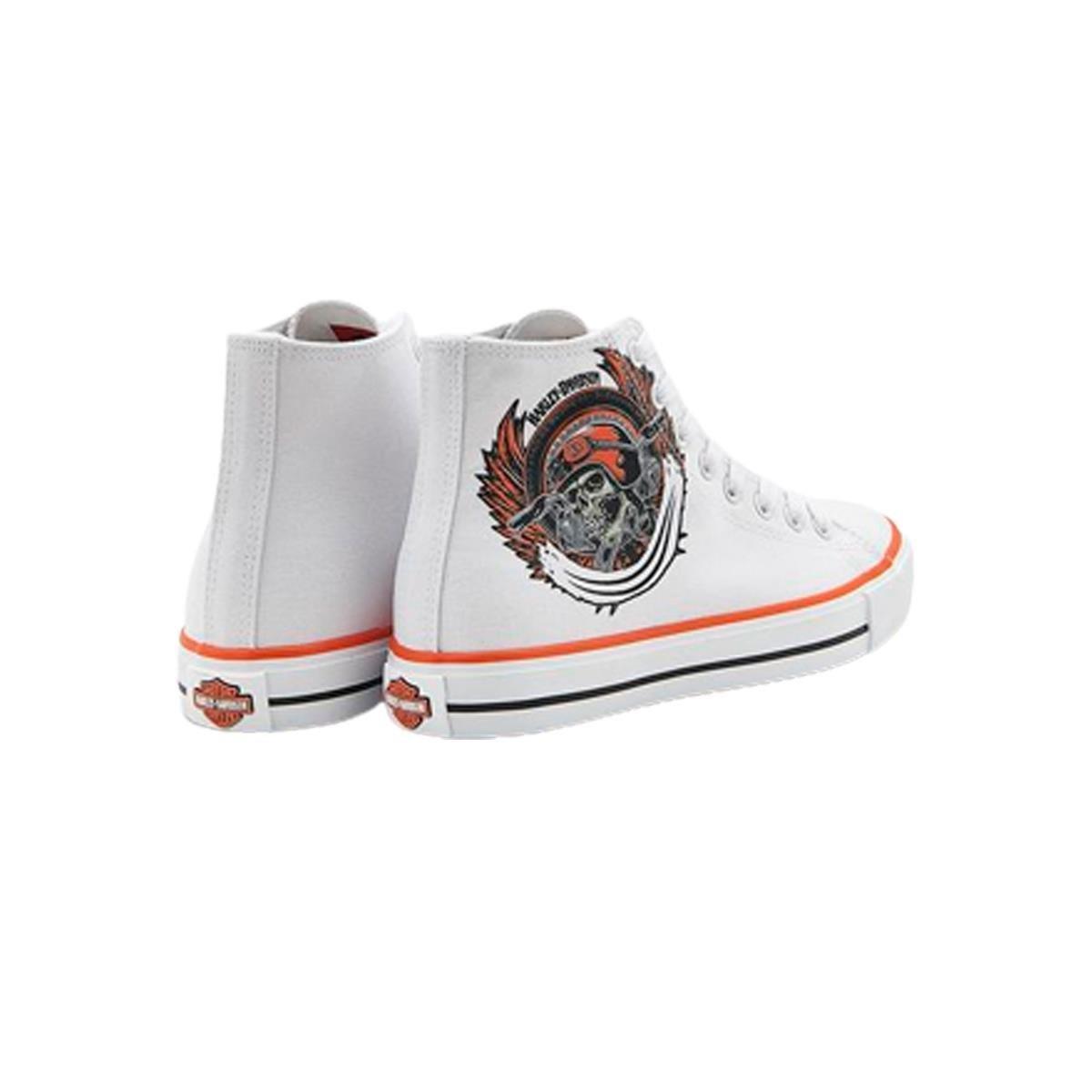 Harley Davidson B22C082A PANAMA KADIN AYAKKABI - BEYAZ