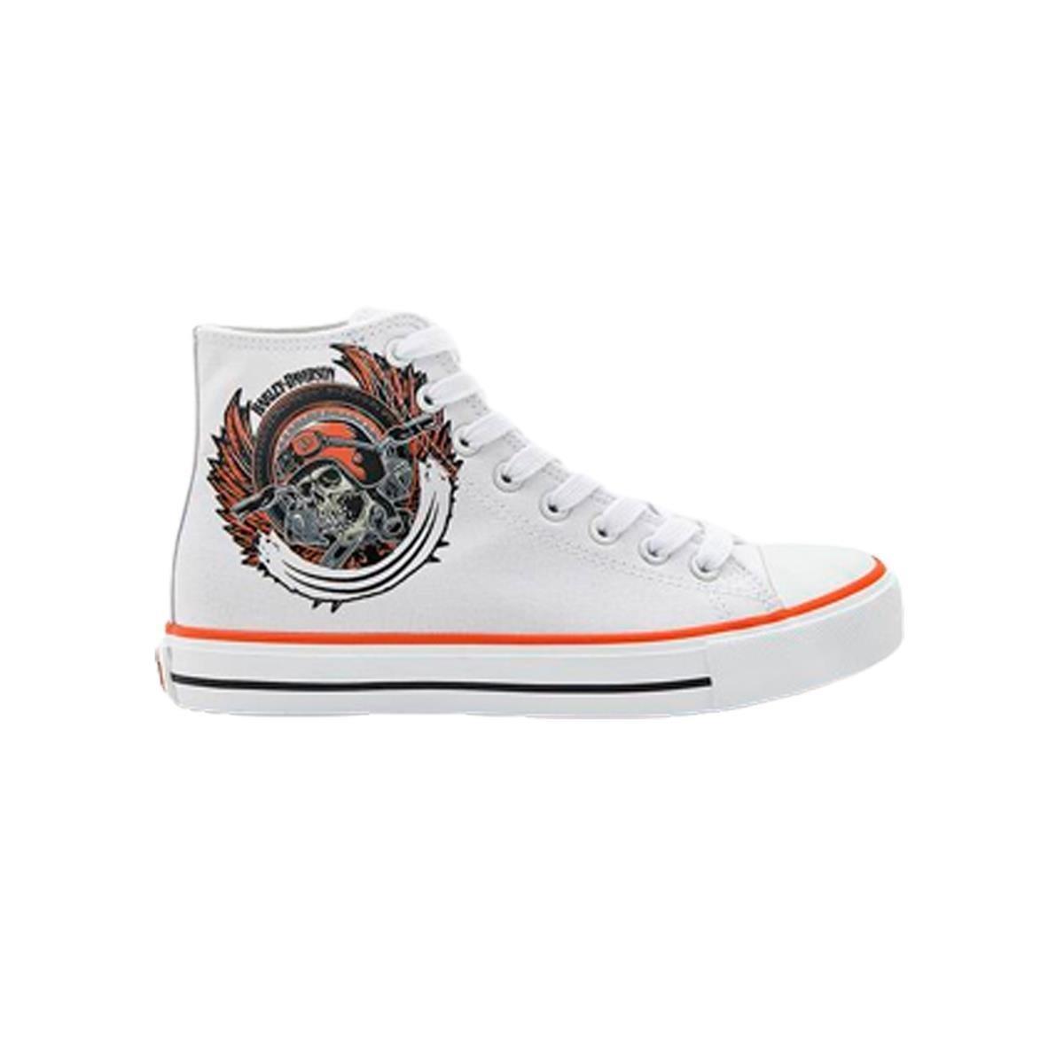 Harley Davidson B22C082A PANAMA KADIN AYAKKABI - BEYAZ