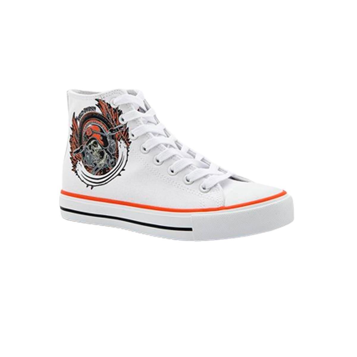 Harley Davidson B22C082A PANAMA KADIN AYAKKABI - BEYAZ