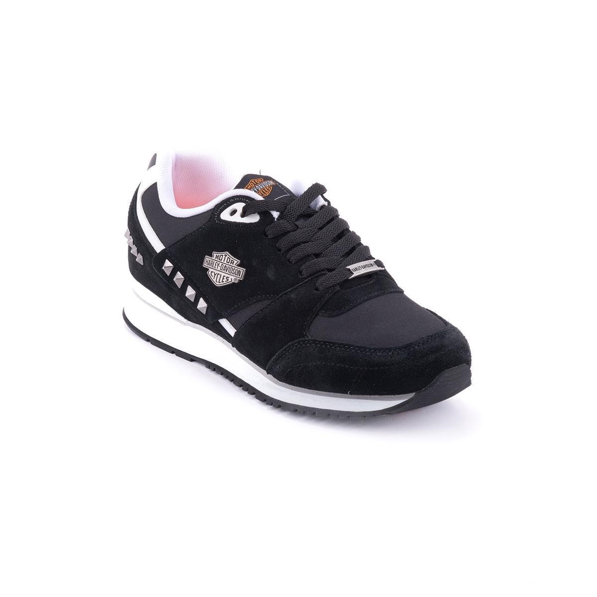 HARLEY DAVIDSON BUICK GNX ERKEK AYAKKABI - SİYAH/BEYAZ