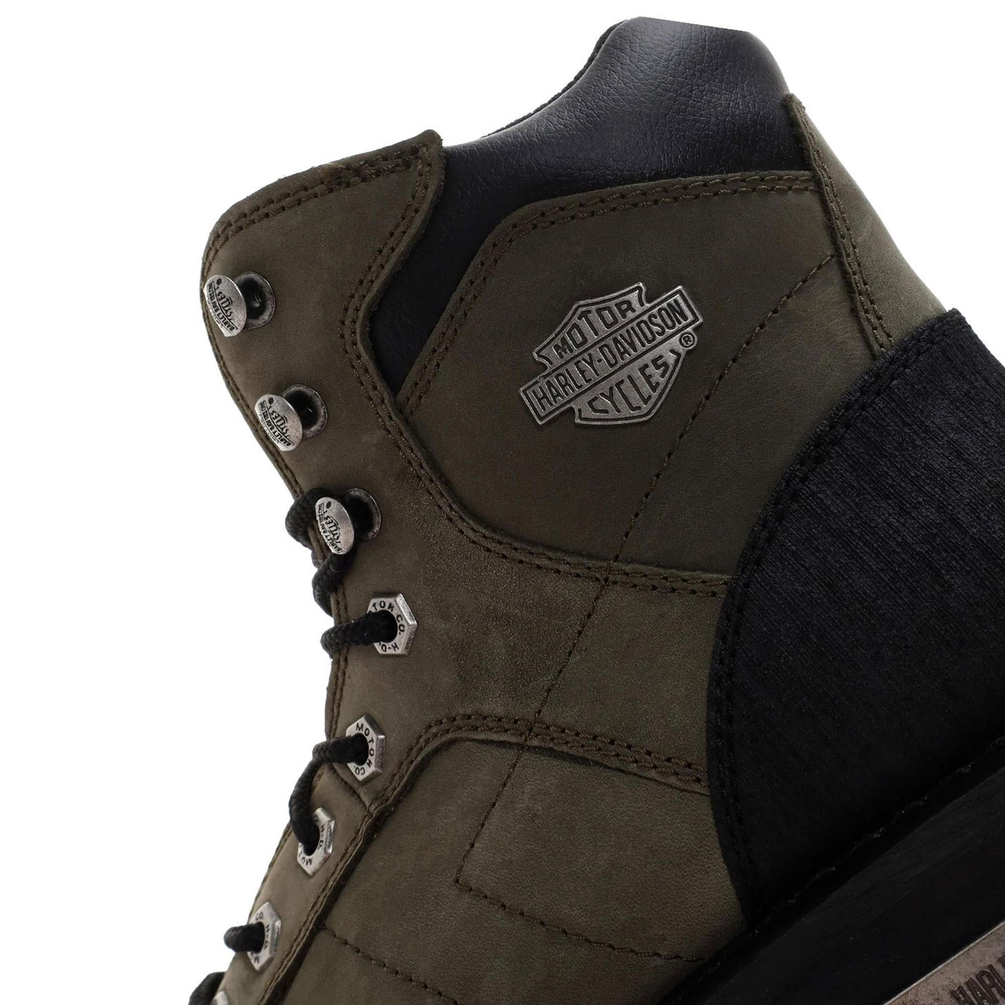 HARLEY DAVIDSON CLEMENTE ERKEK BOT - OLİV/CRAZY