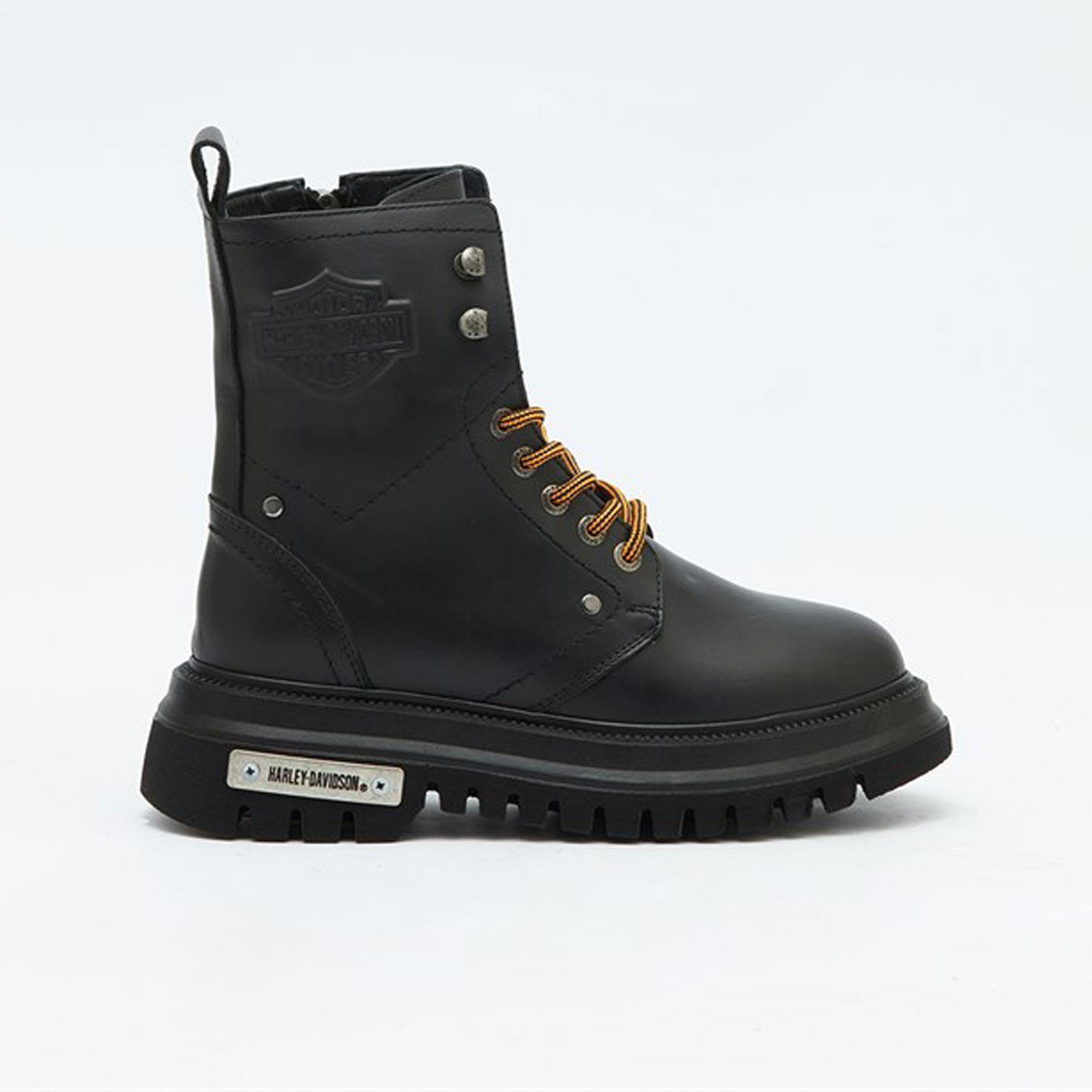 Harley Davidson DEATIE Kadın Bot - SİYAH