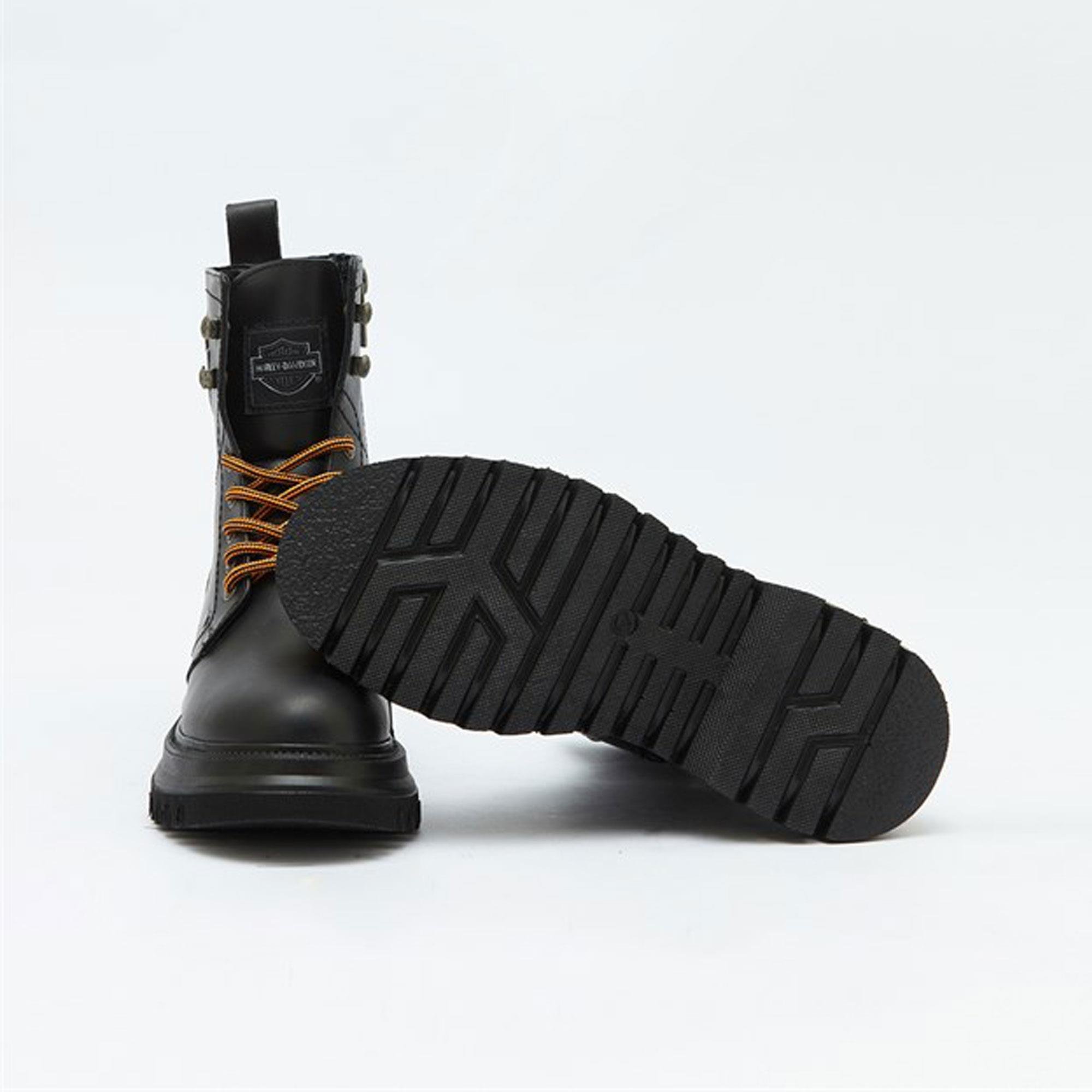 Harley Davidson DEATIE Kadın Bot - SİYAH