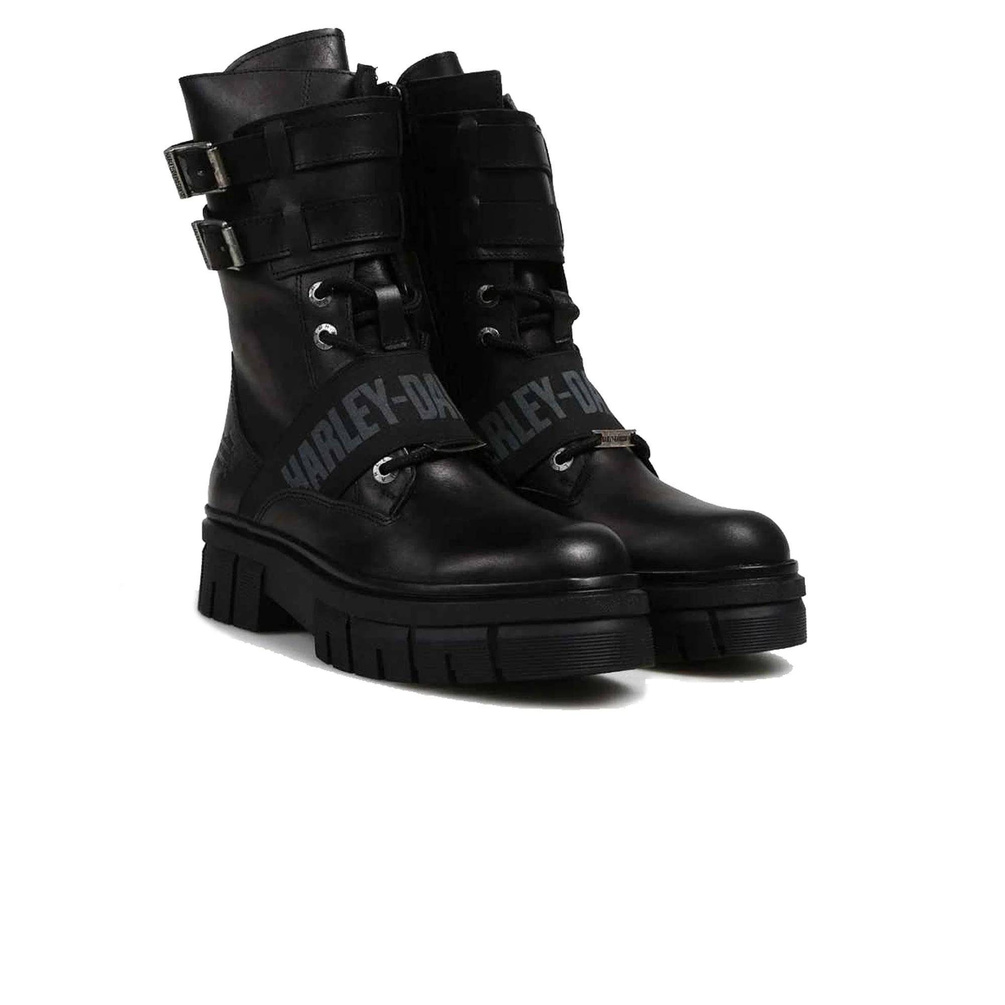 HARLEY DAVIDSON ELINA BOT - SİYAH