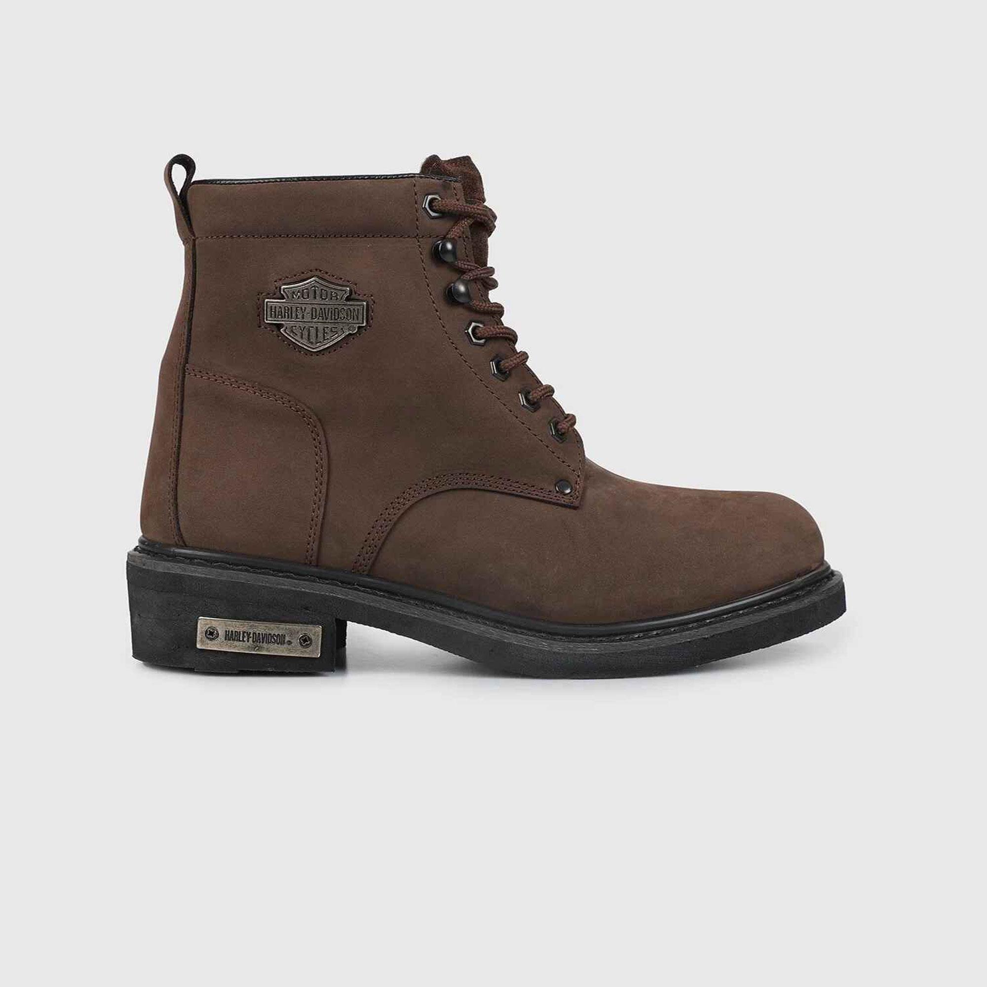 Harley Davidson Gibson Erkek Bot - KAHVE(NUBUK)