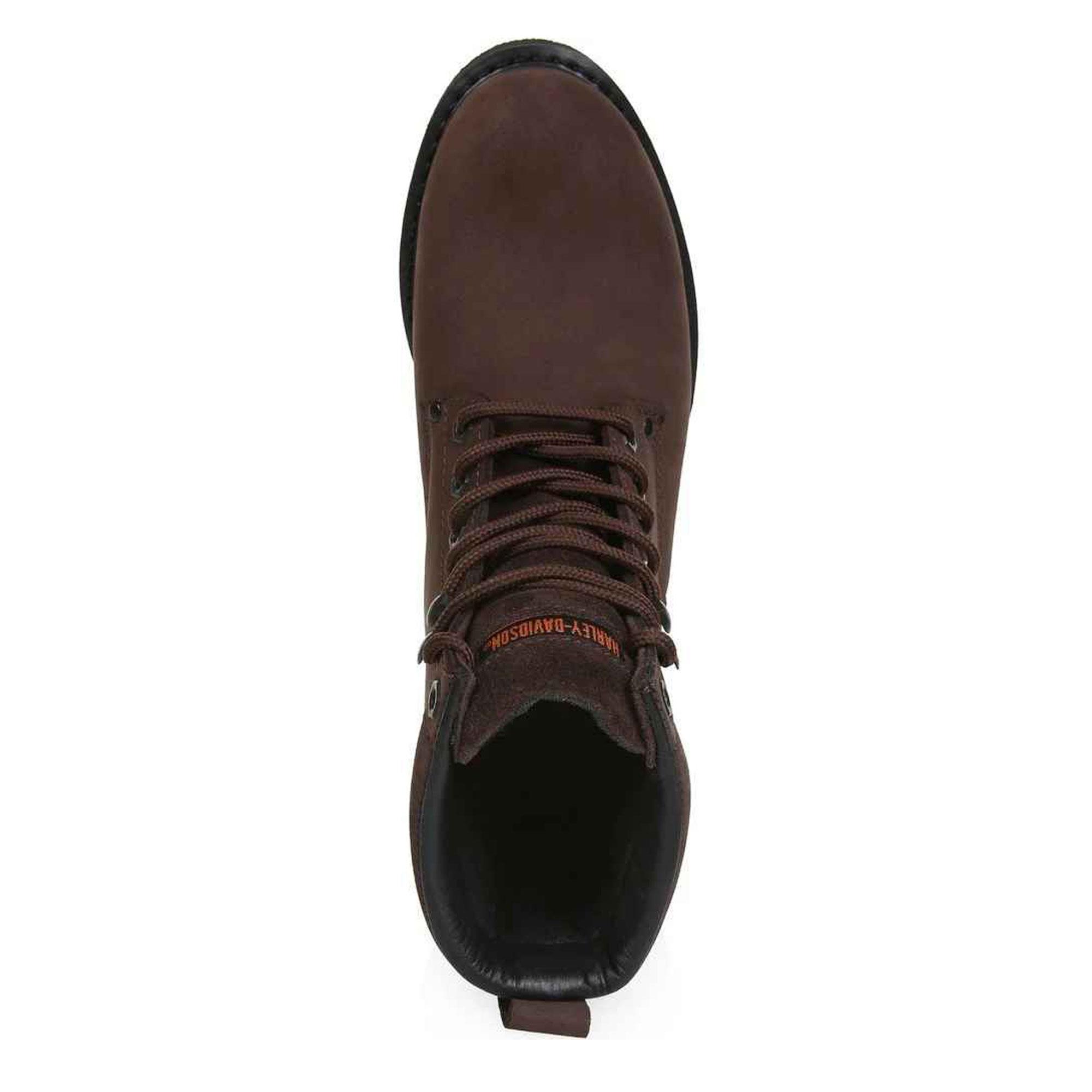 Harley Davidson Gibson Kadın Bot - KAHVE(NUBUK)