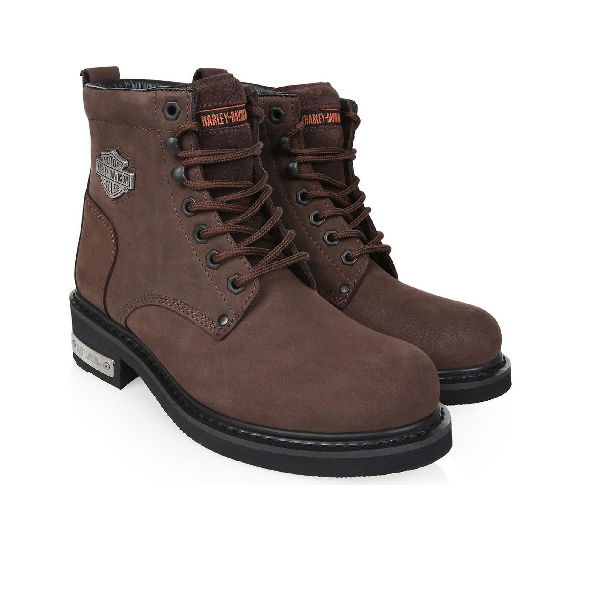 Harley Davidson Gibson Kadın Bot - KAHVE(NUBUK)