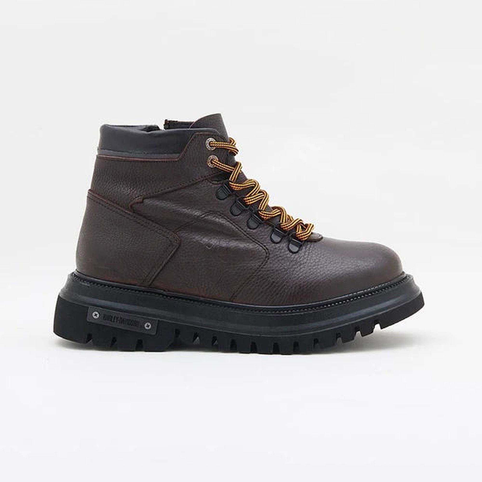 HARLEY DAVIDSON GIMMELWALD ERKEK BOT - KAHVE(BASKILI)