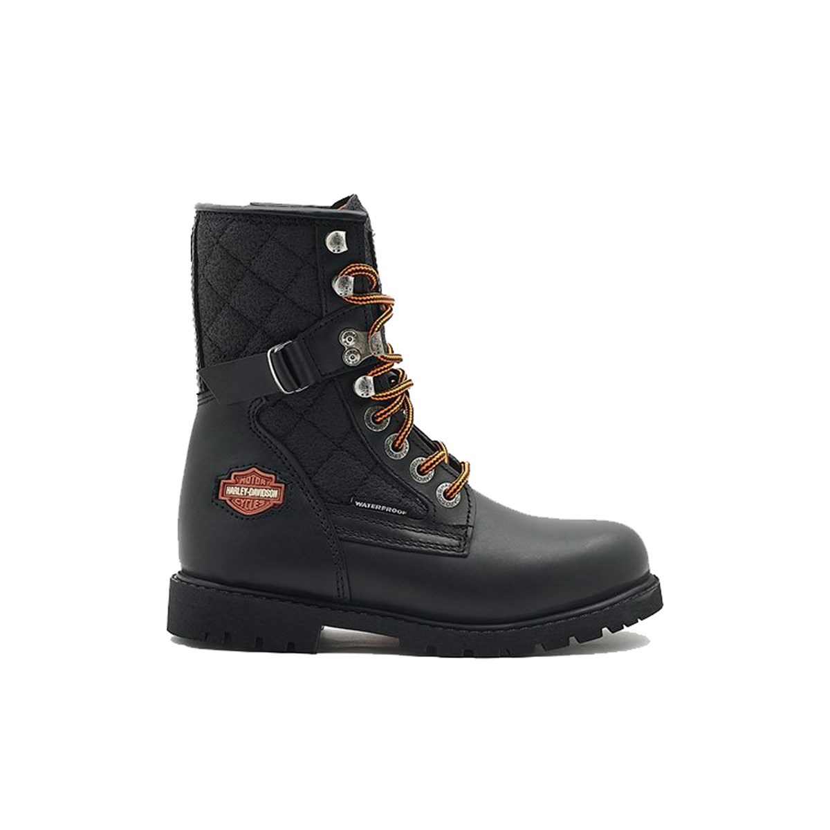 HARLEY DAVİDSON NEW WORKER ZIP ÇOCUK BOT - SİYAH